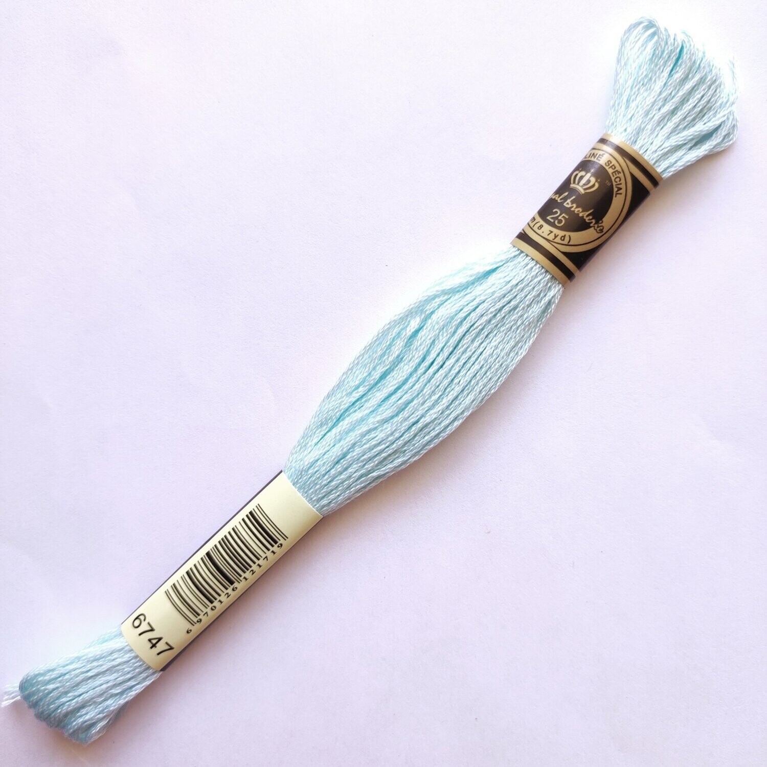 Fil coton mouliné spécial - 8 m - Coloris DMC 747
