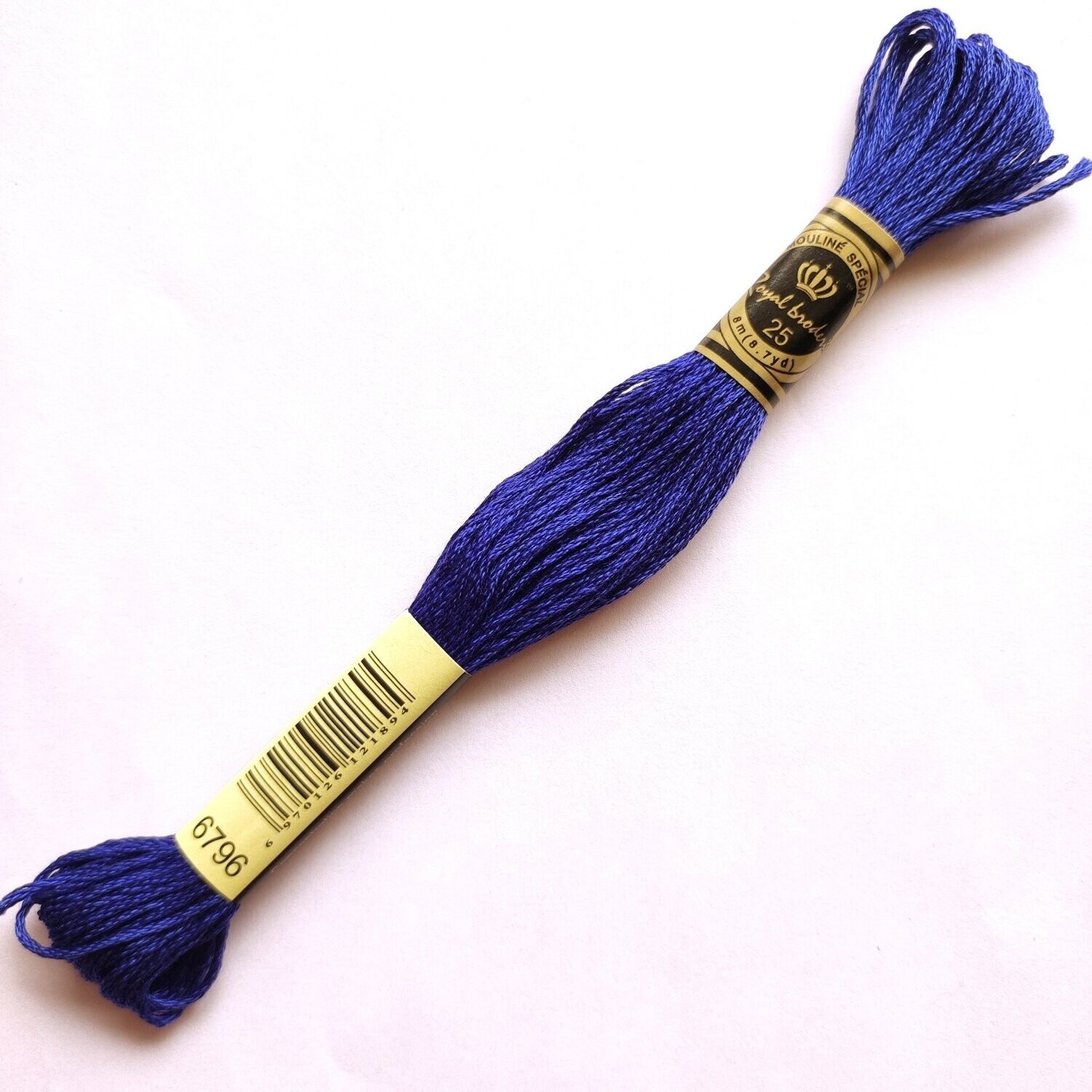 Fil coton mouliné spécial - 8 m - Coloris DMC 796