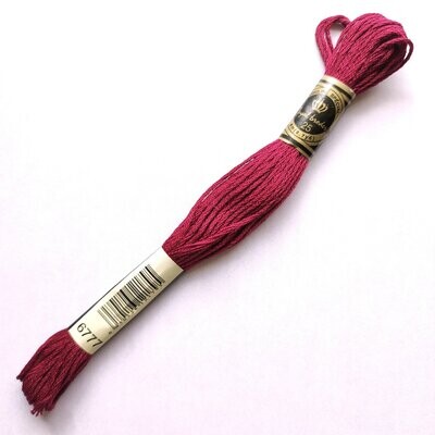 Fil coton mouliné spécial - 8 m - Coloris DMC 777