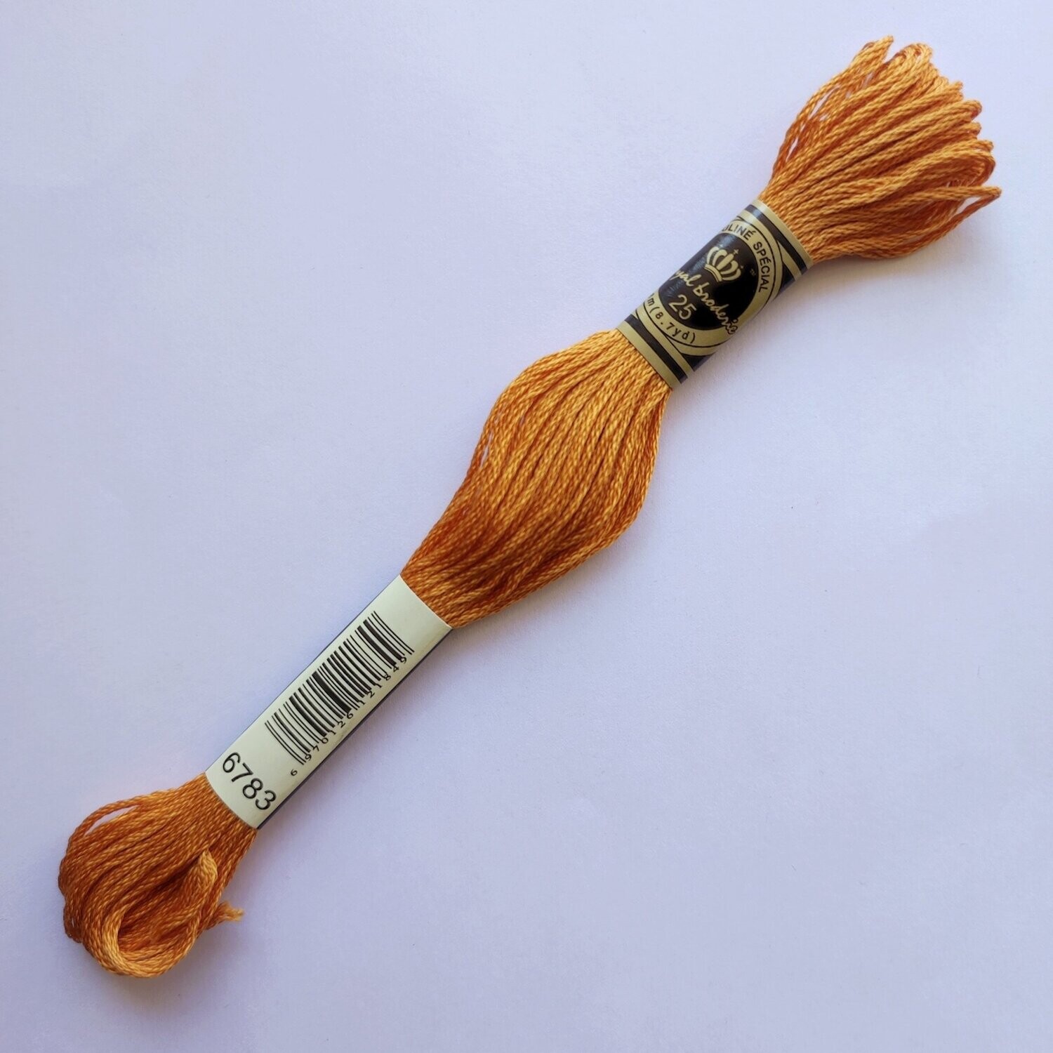 Fil coton mouliné spécial - 8 m - Coloris DMC 783