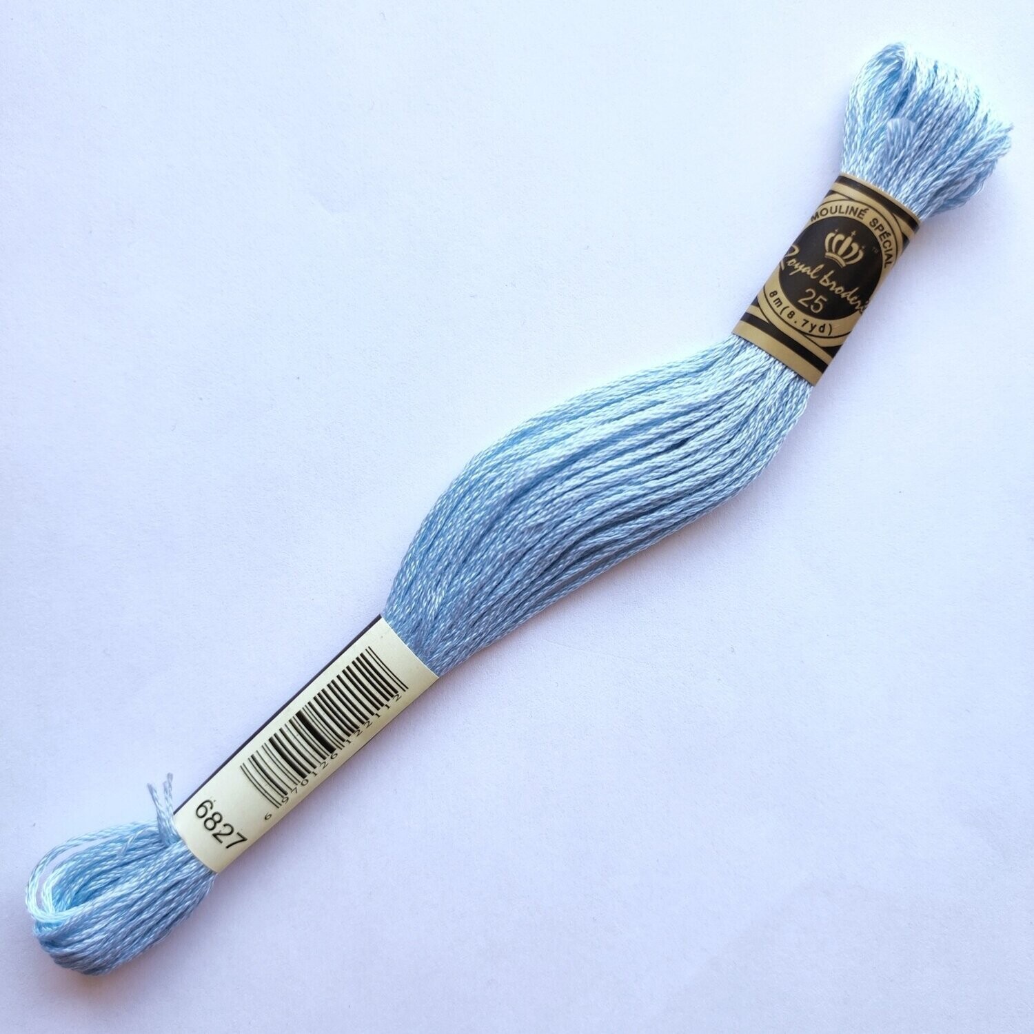 Fil coton mouliné spécial - 8 m - Coloris DMC 827