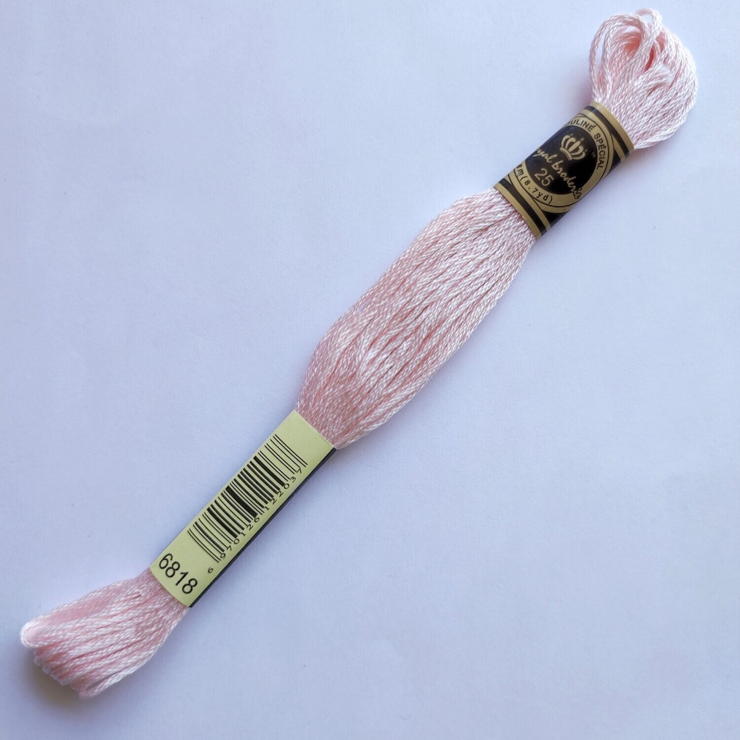 Fil coton mouliné spécial - 8 m - Coloris DMC 818