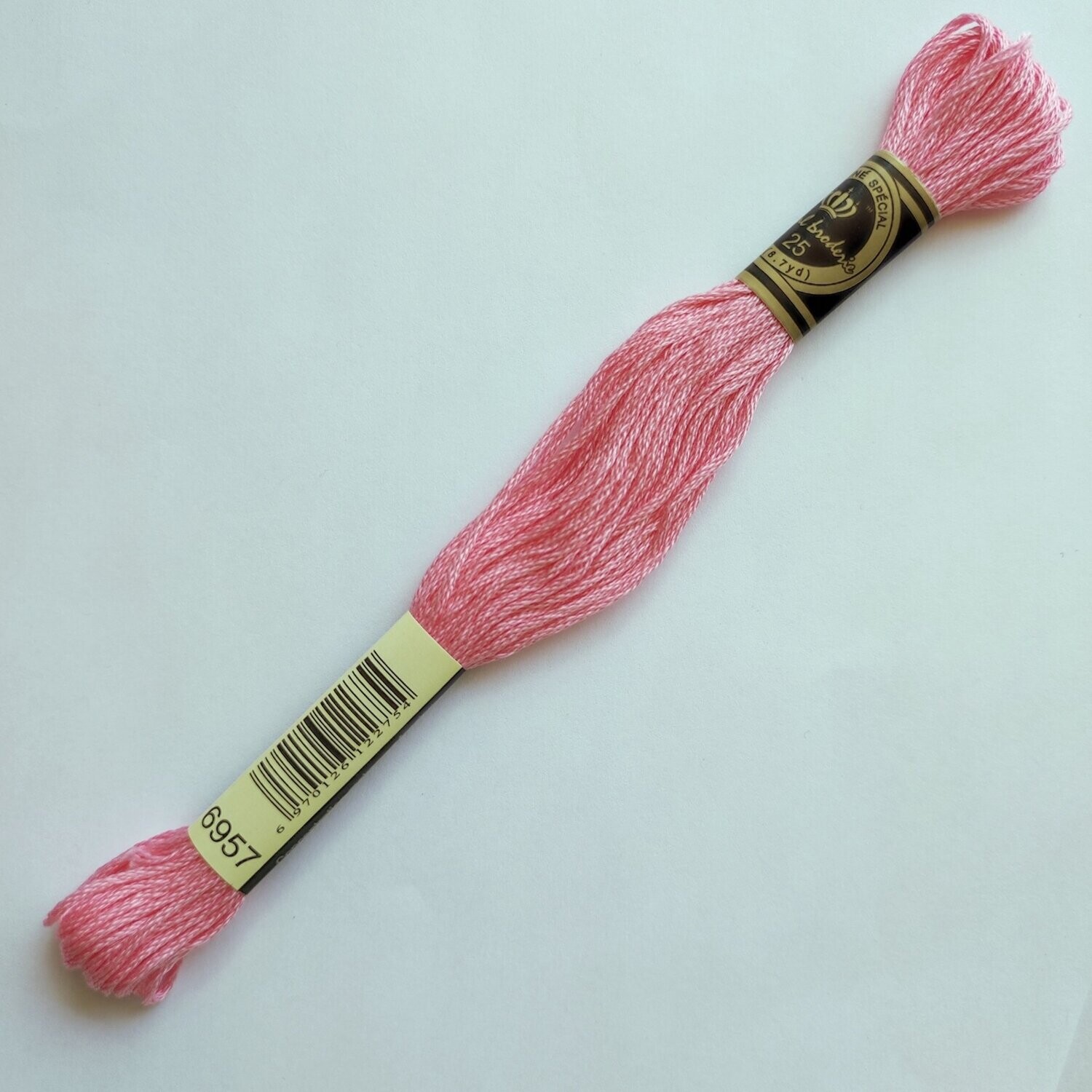 Fil coton mouliné spécial - 8 m - Coloris DMC 957