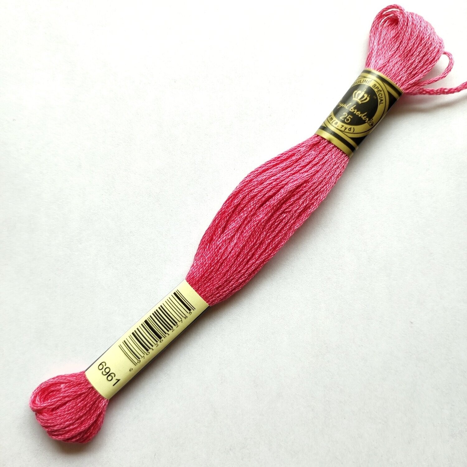 Fil coton mouliné spécial - 8 m - Coloris DMC 961