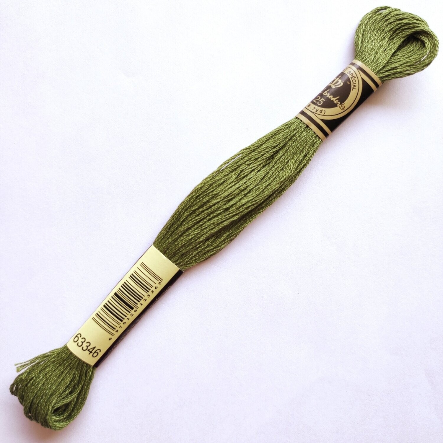 Fil coton mouliné spécial - 8 m -  Coloris DMC 3346