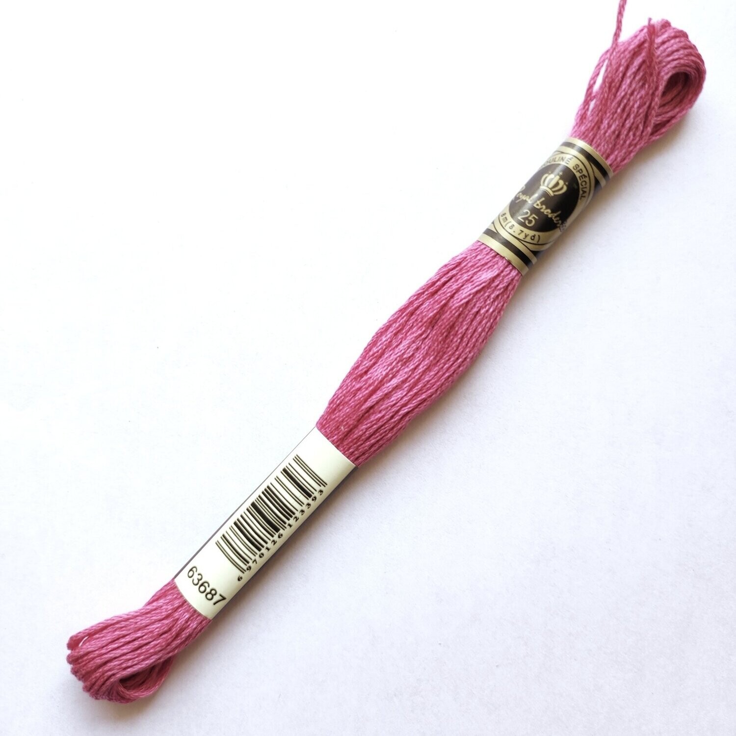 Fil coton mouliné spécial - 8 m -  Coloris DMC 3687