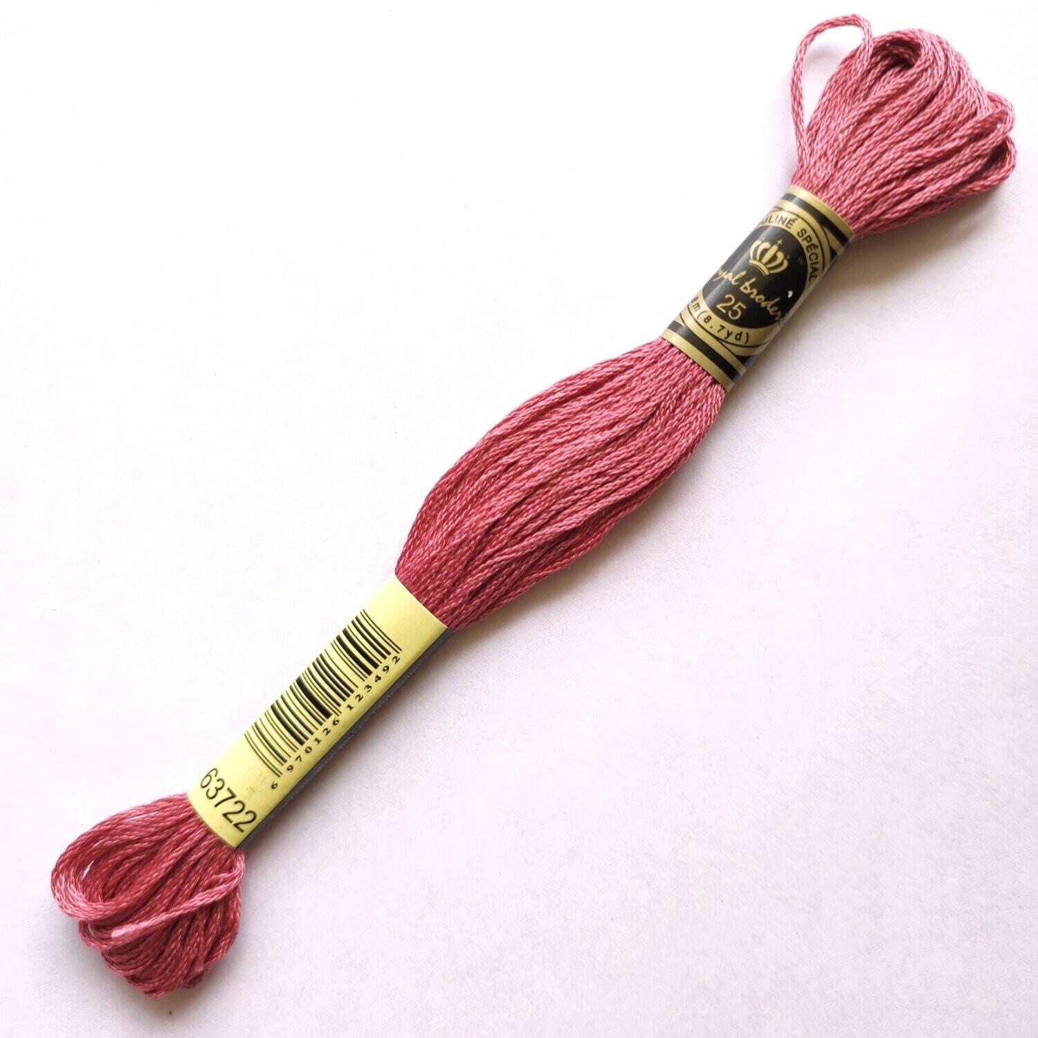 Fil coton mouliné spécial - 8 m -  Coloris DMC 3722
