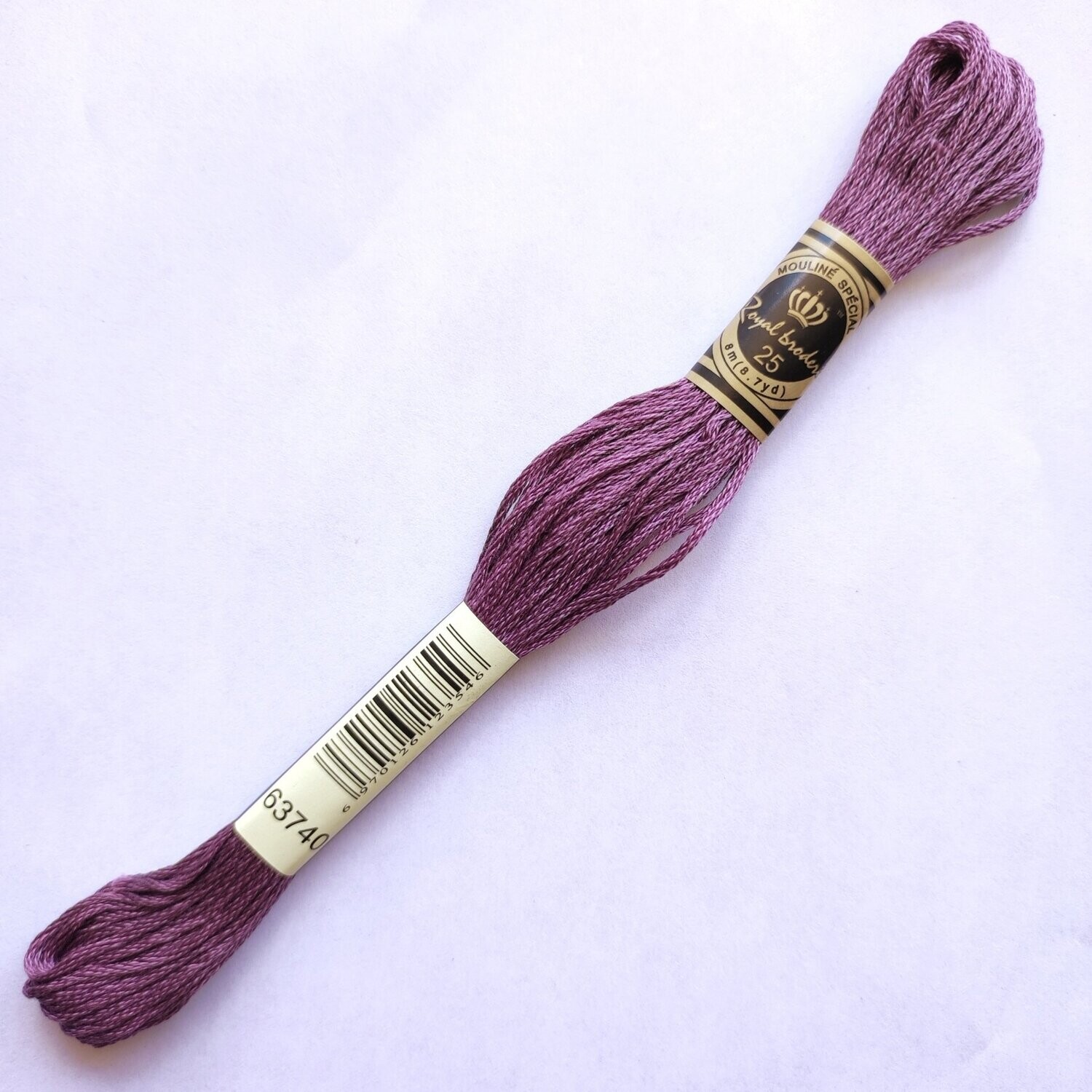 Fil coton mouliné spécial - 8 m -  Coloris DMC 3740