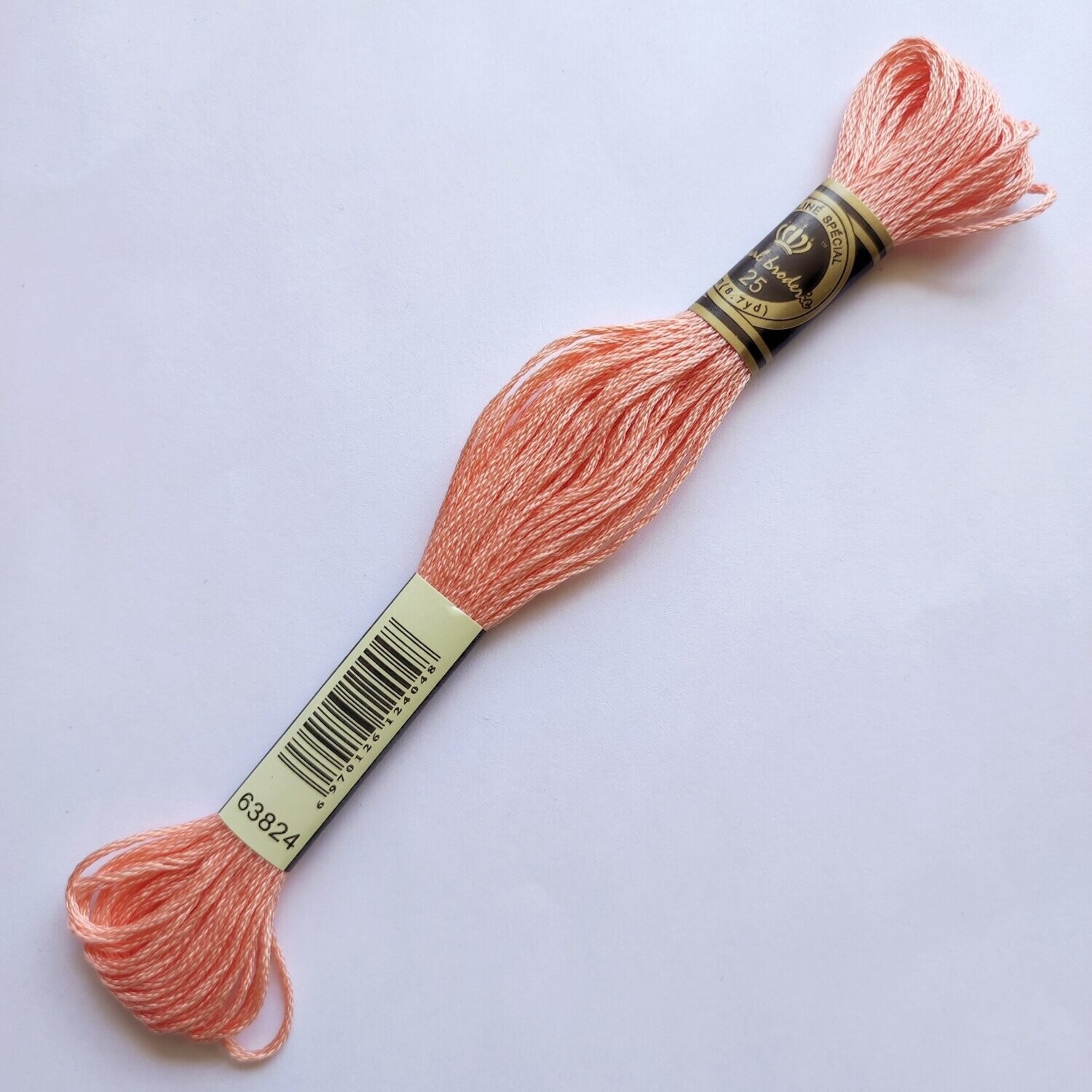 Fil coton mouliné spécial - 8 m -  Coloris DMC 3824
