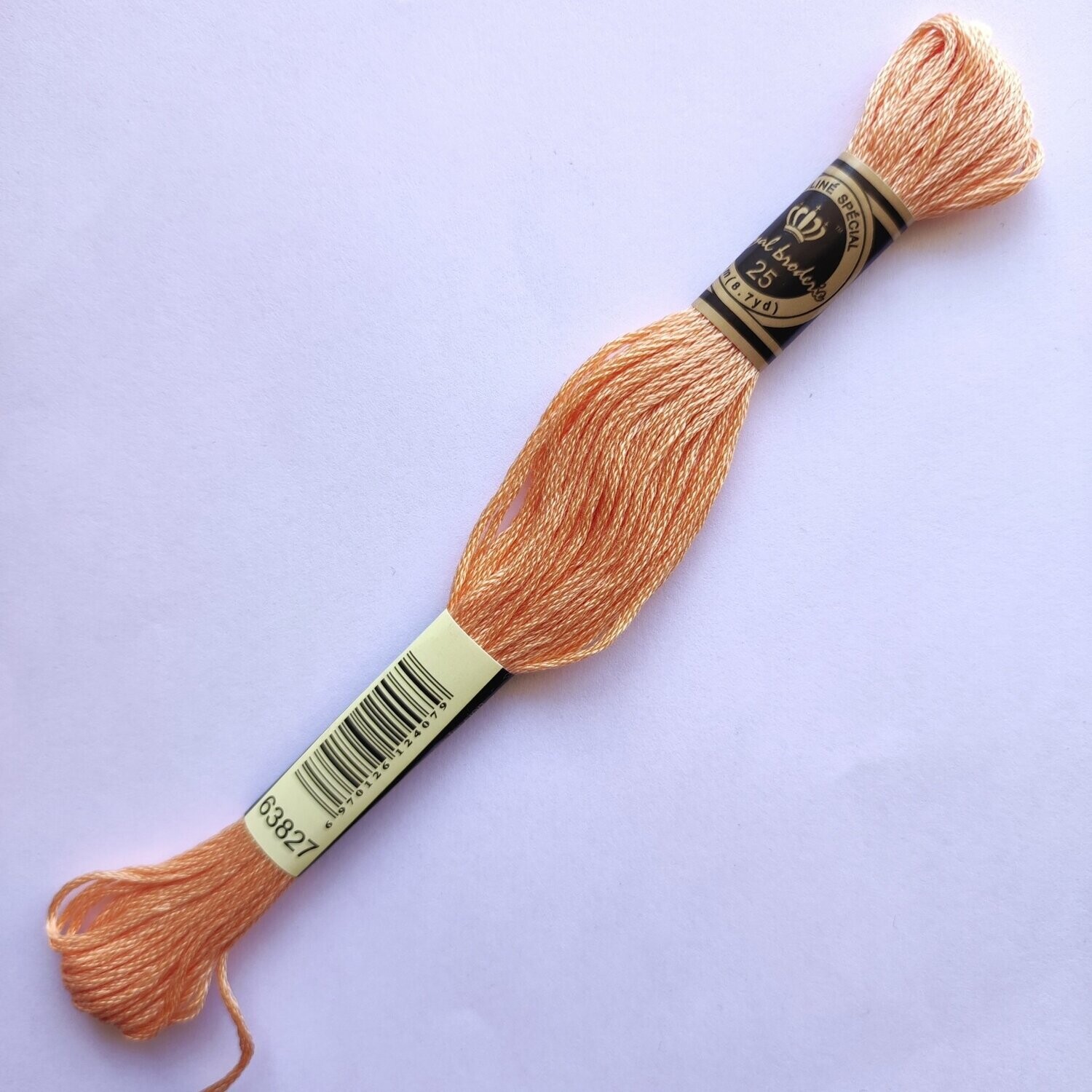 Fil coton mouliné spécial - 8 m -  Coloris DMC 3827