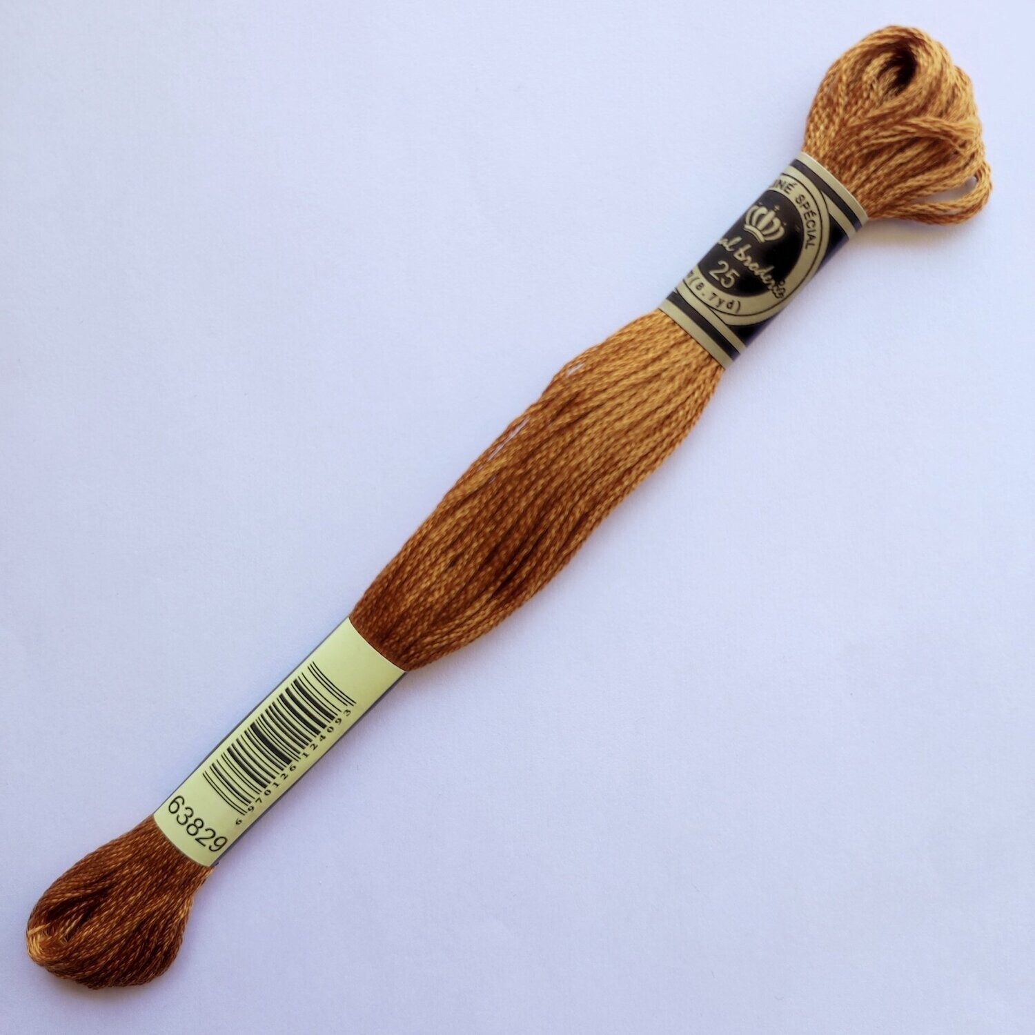 Fil coton mouliné spécial - 8 m -  Coloris DMC 3829