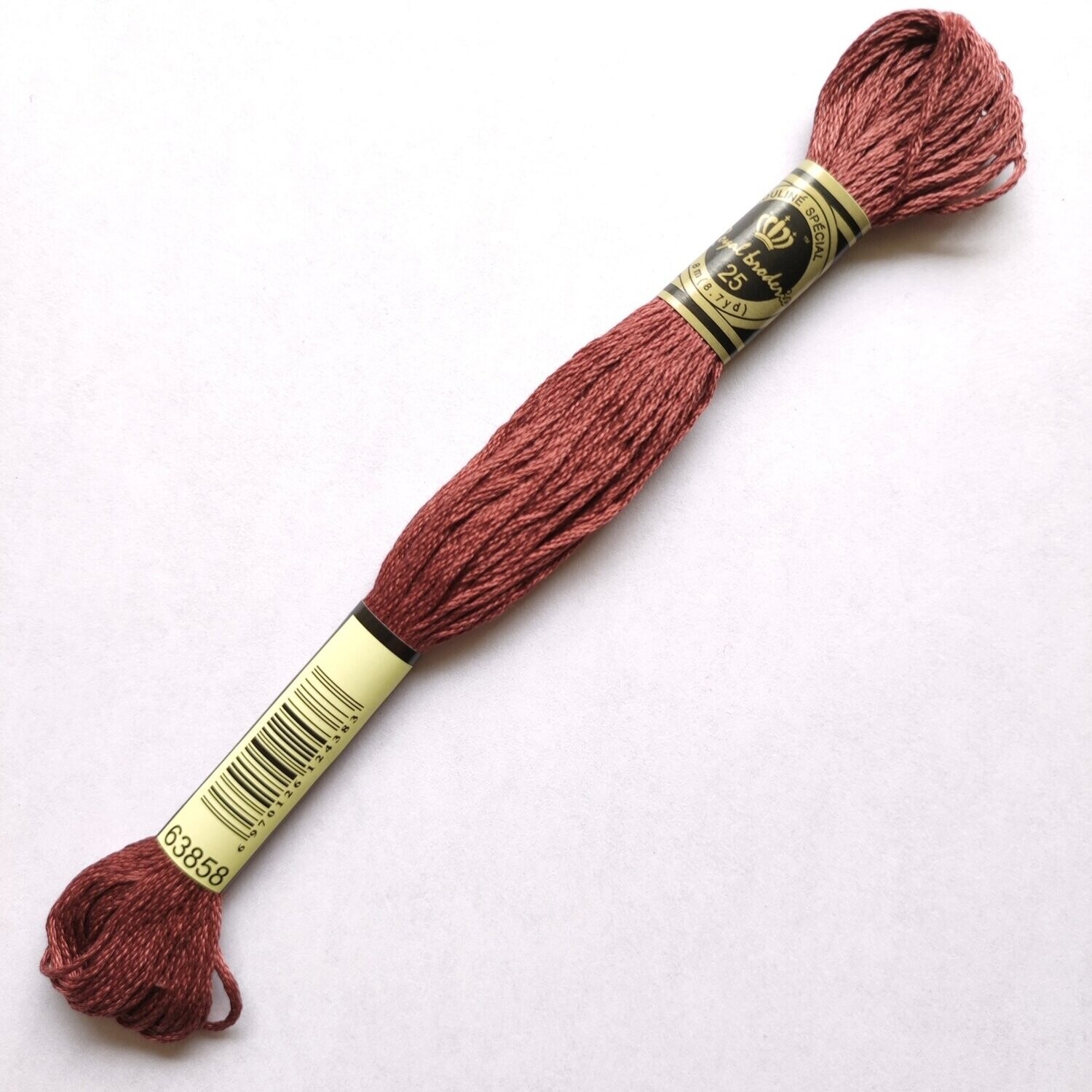 Fil coton mouliné spécial - 8 m - Coloris DMC 3858