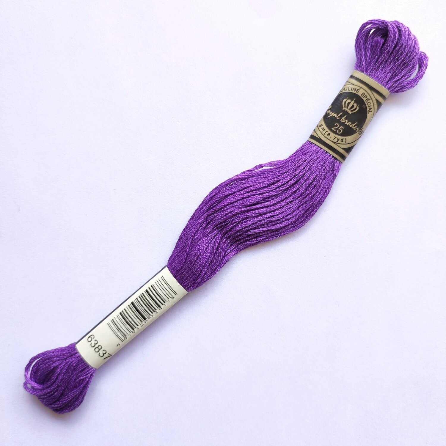Fil coton mouliné spécial - 8 m -  Coloris DMC 3837