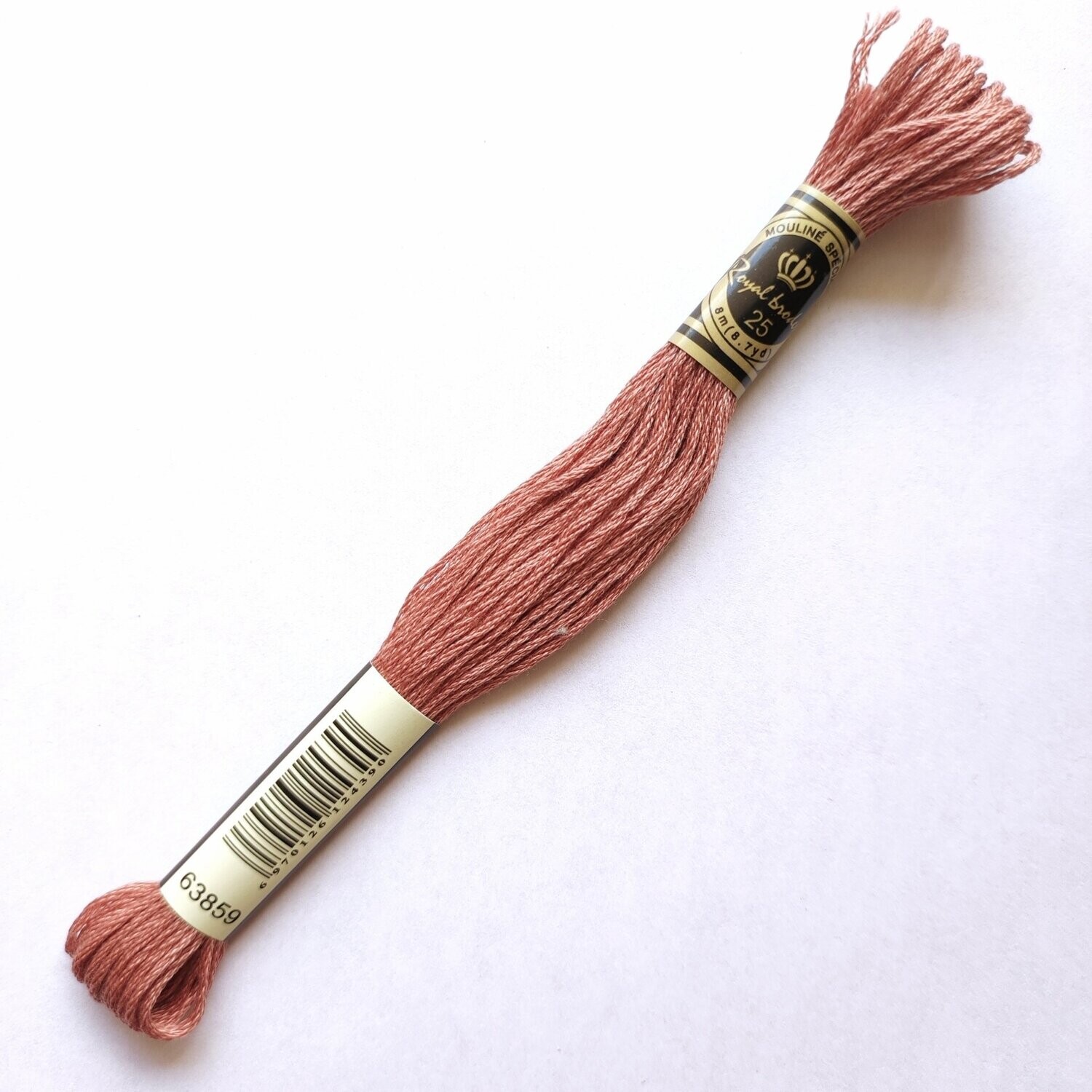 Fil coton mouliné spécial - 8 m - Coloris DMC 3859