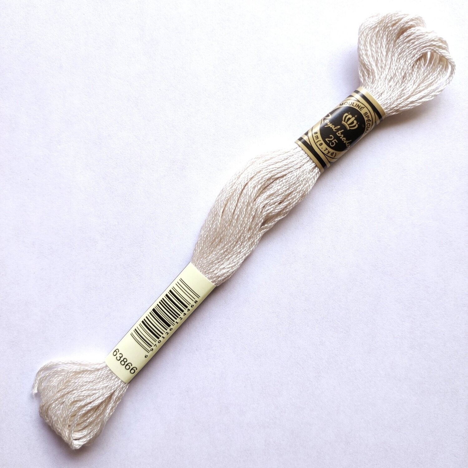 Fil coton mouliné spécial - 8 m - Coloris DMC 3866