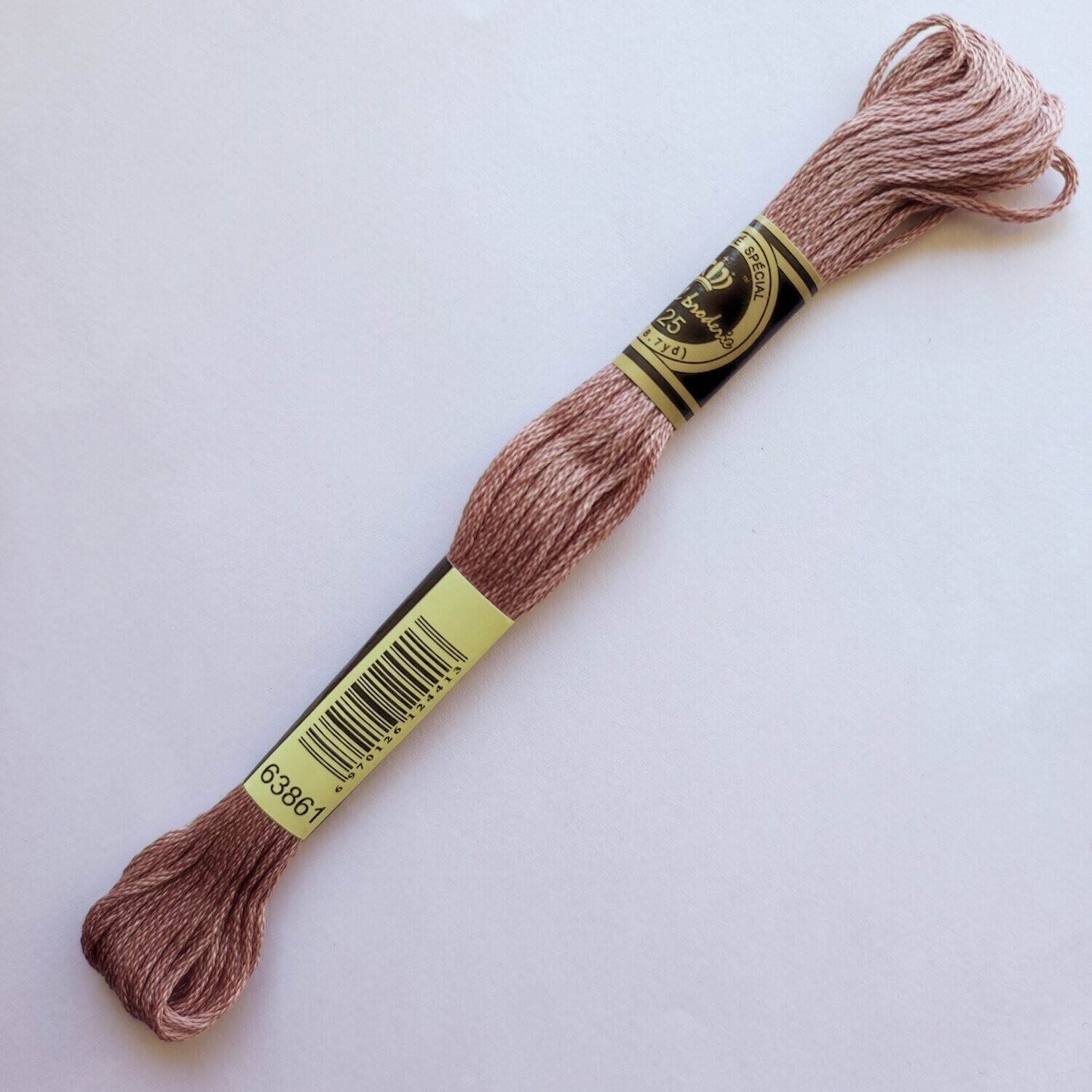 Fil coton mouliné spécial - 8 m - Coloris DMC 3861