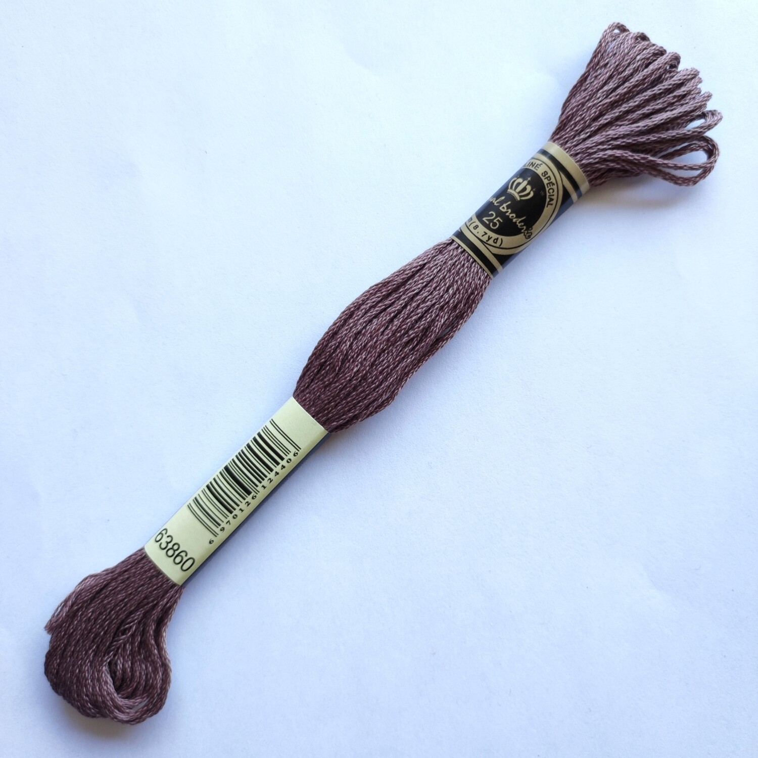 Fil coton mouliné spécial - 8 m - Coloris DMC 3860