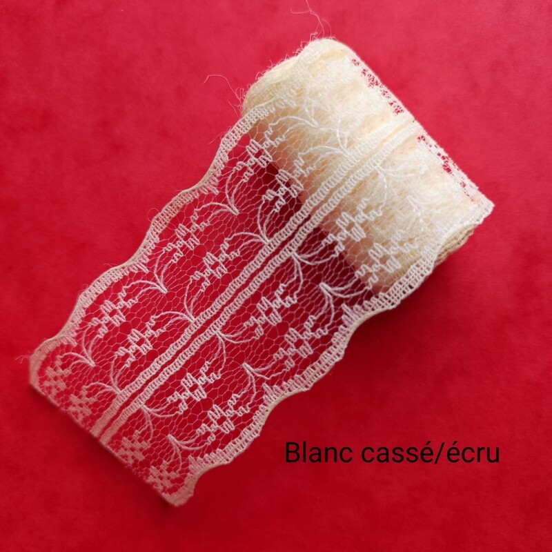 4.3 mètres dentelle 45mm écru 4.3 mètres dentelle 45mm écru