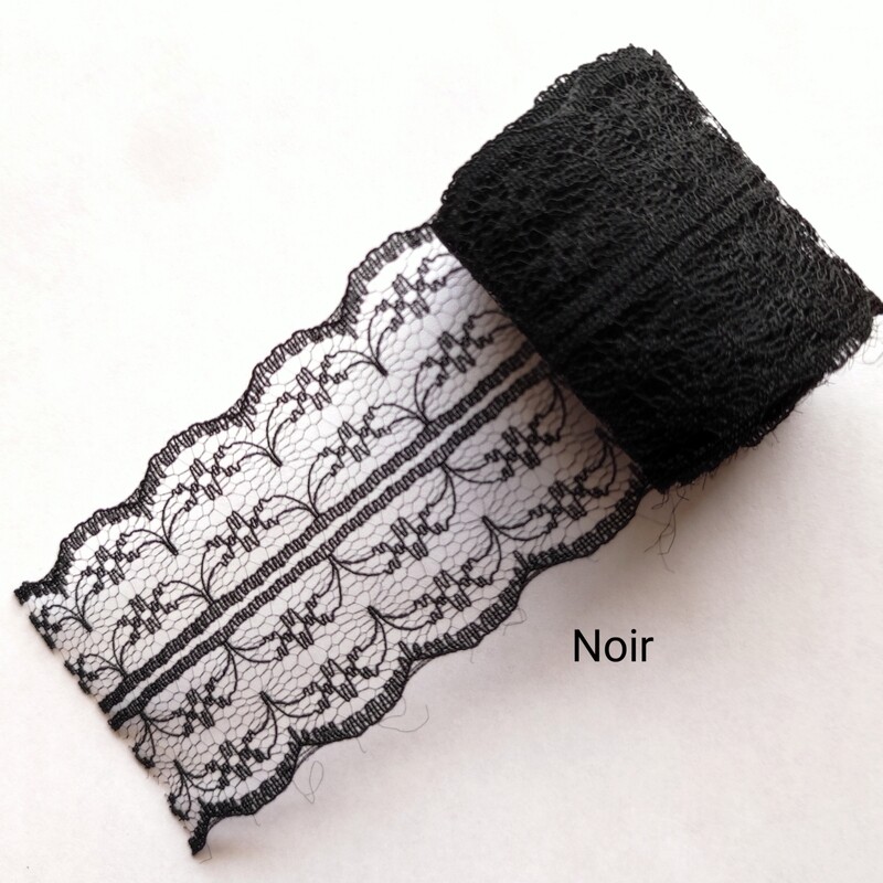 4.3 mètres dentelle 45mm noire 4.3 mètres dentelle 45mm noire
