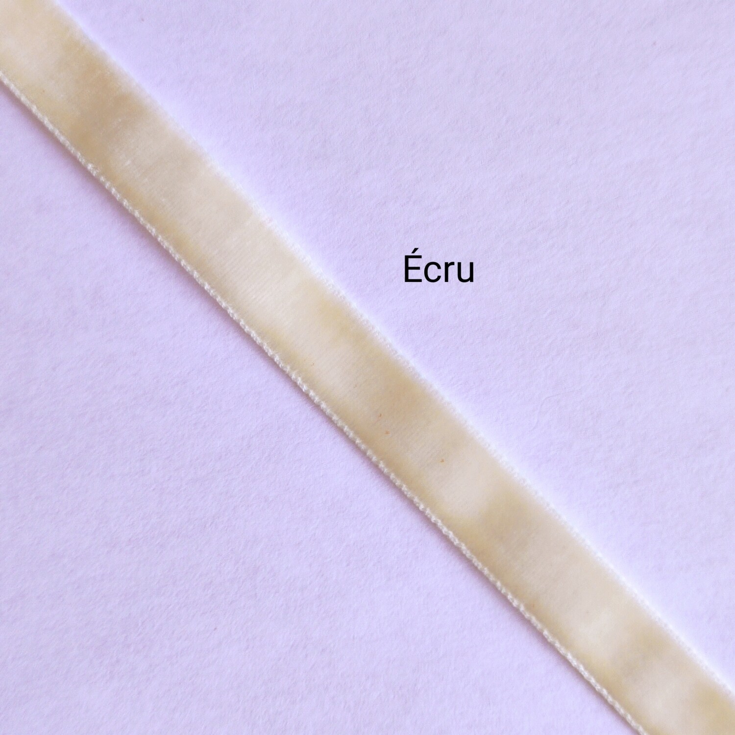 Ruban velours au mètre (choisissez vos couleurs)