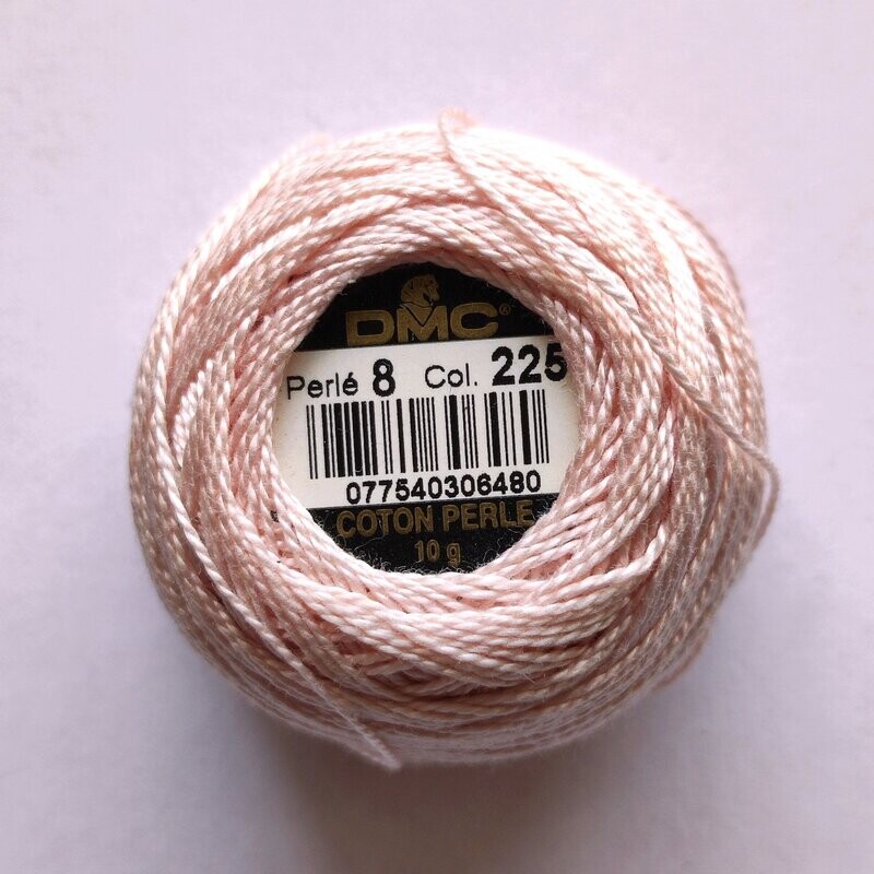 Coton perlé DMC taille 8 numéro 225