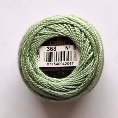 Coton perlé DMC taille 8 numéro 368
