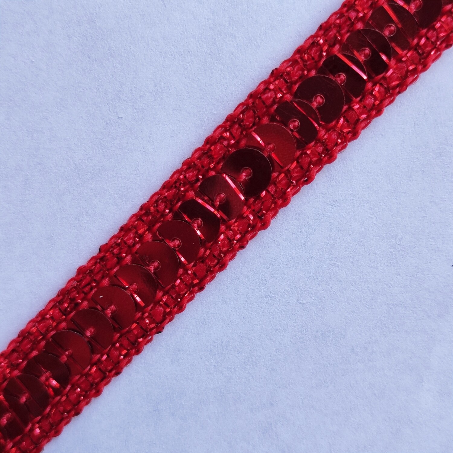 Galon sequin 1,3 cm rouge