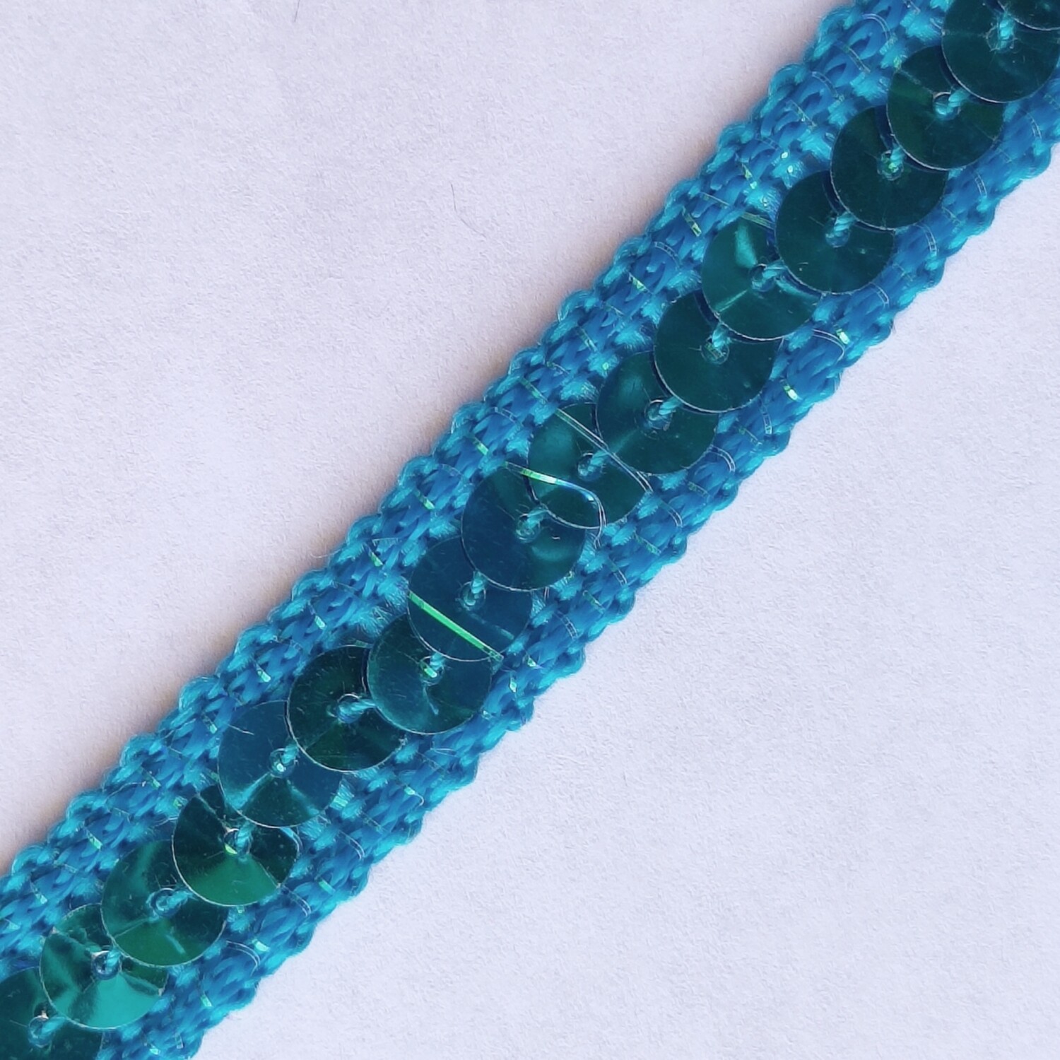 Galon sequin 1,3 cm bleu
