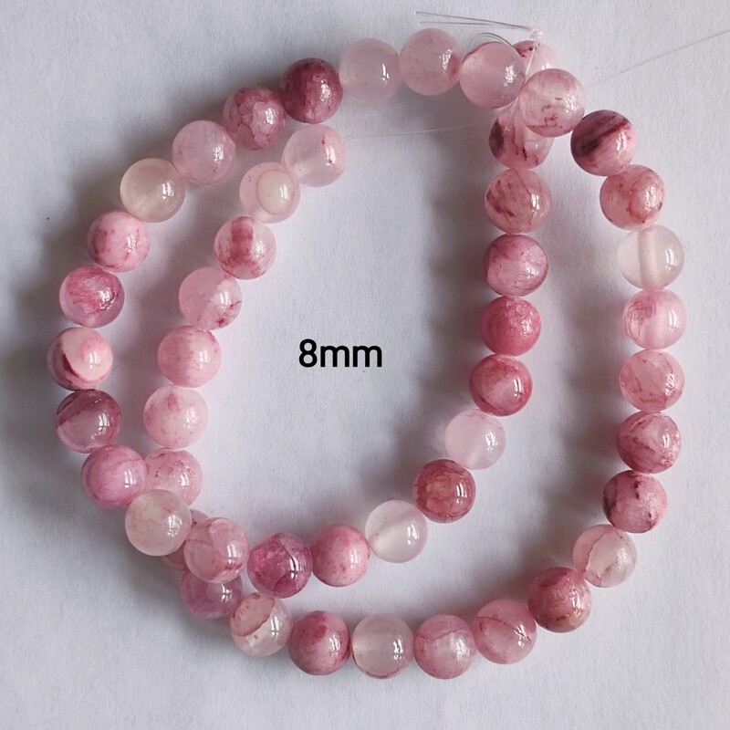 Perles pierre naturelle Jade persian 8mm