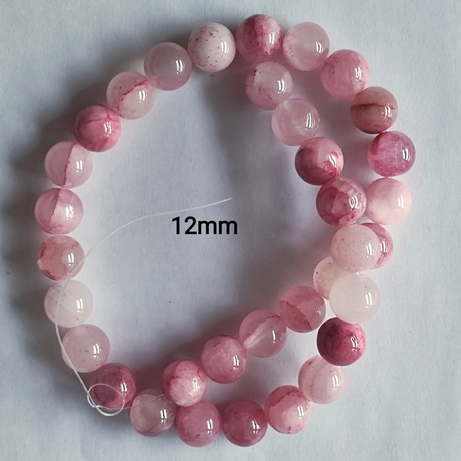 Perles pierre naturelle Jade persian 12mm