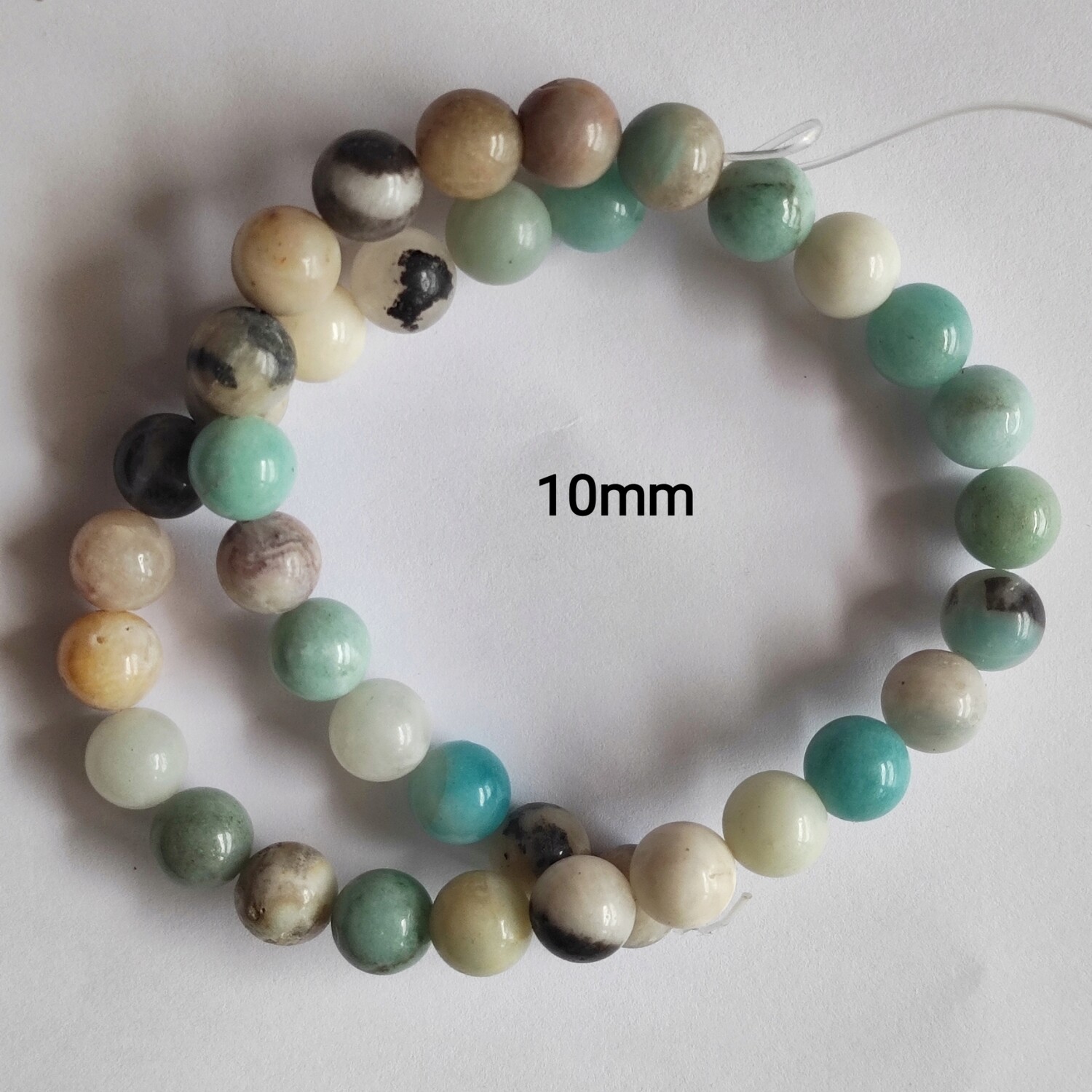 Perles pierre naturelle Amazonite 10mm