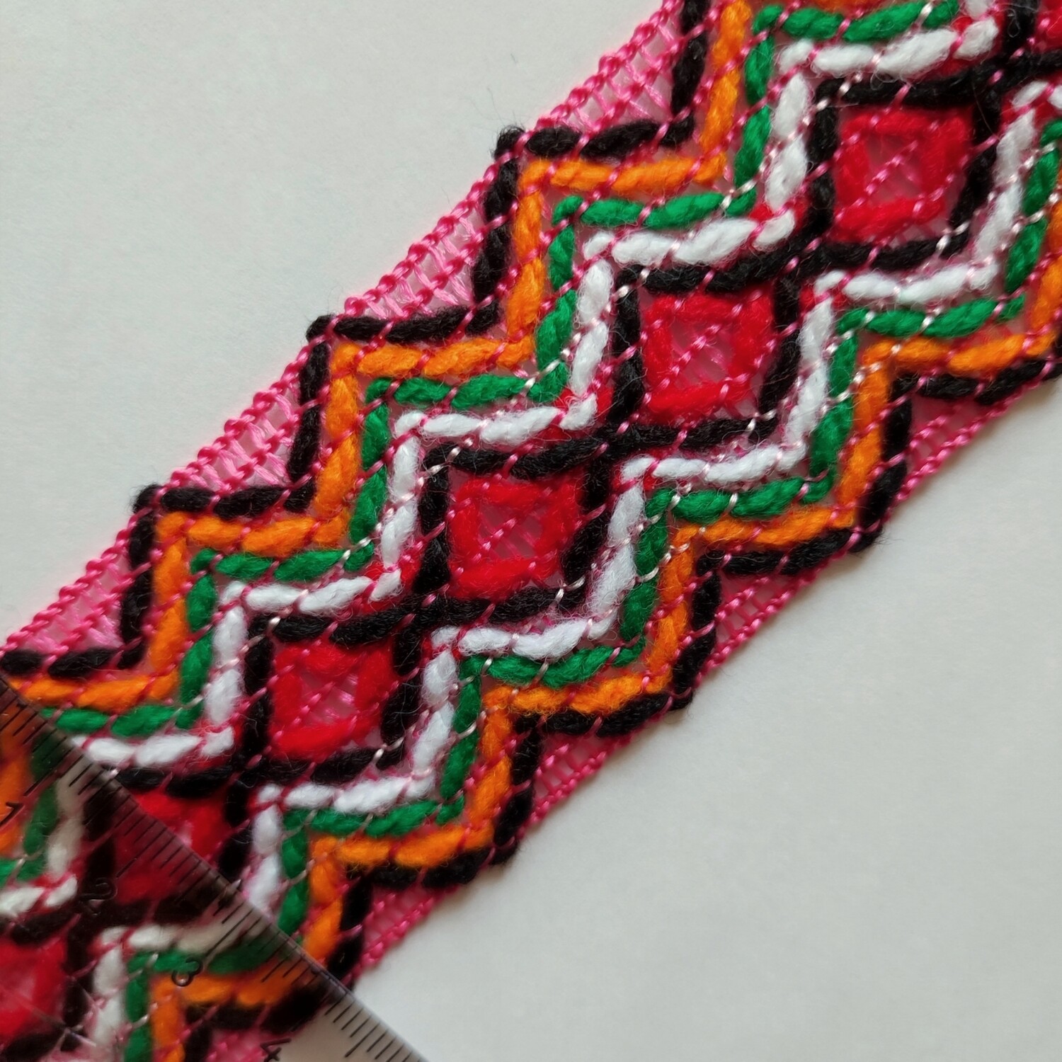 Galon kabyle 4 cm rose