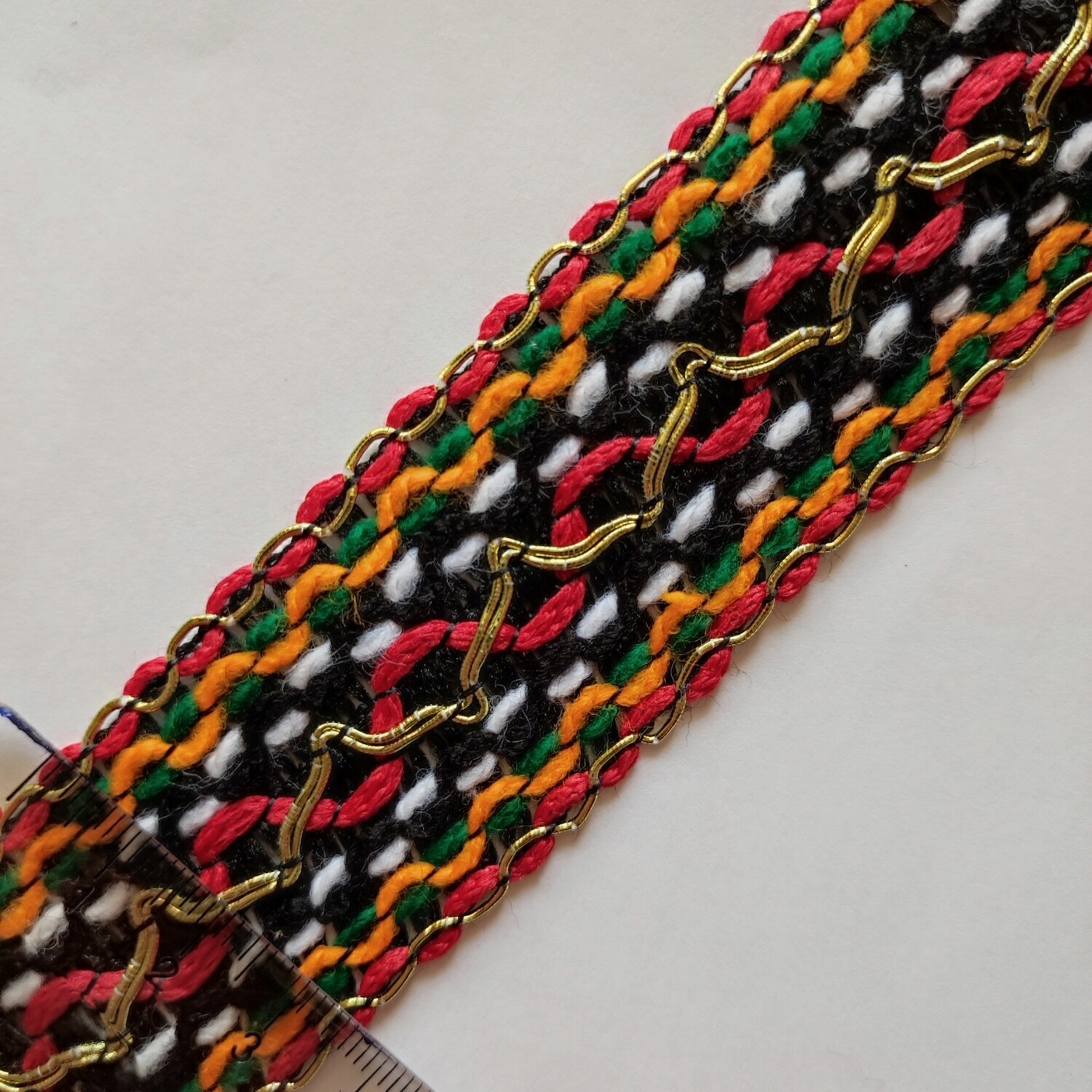 Galon kabyle 3,5 cm avec doré