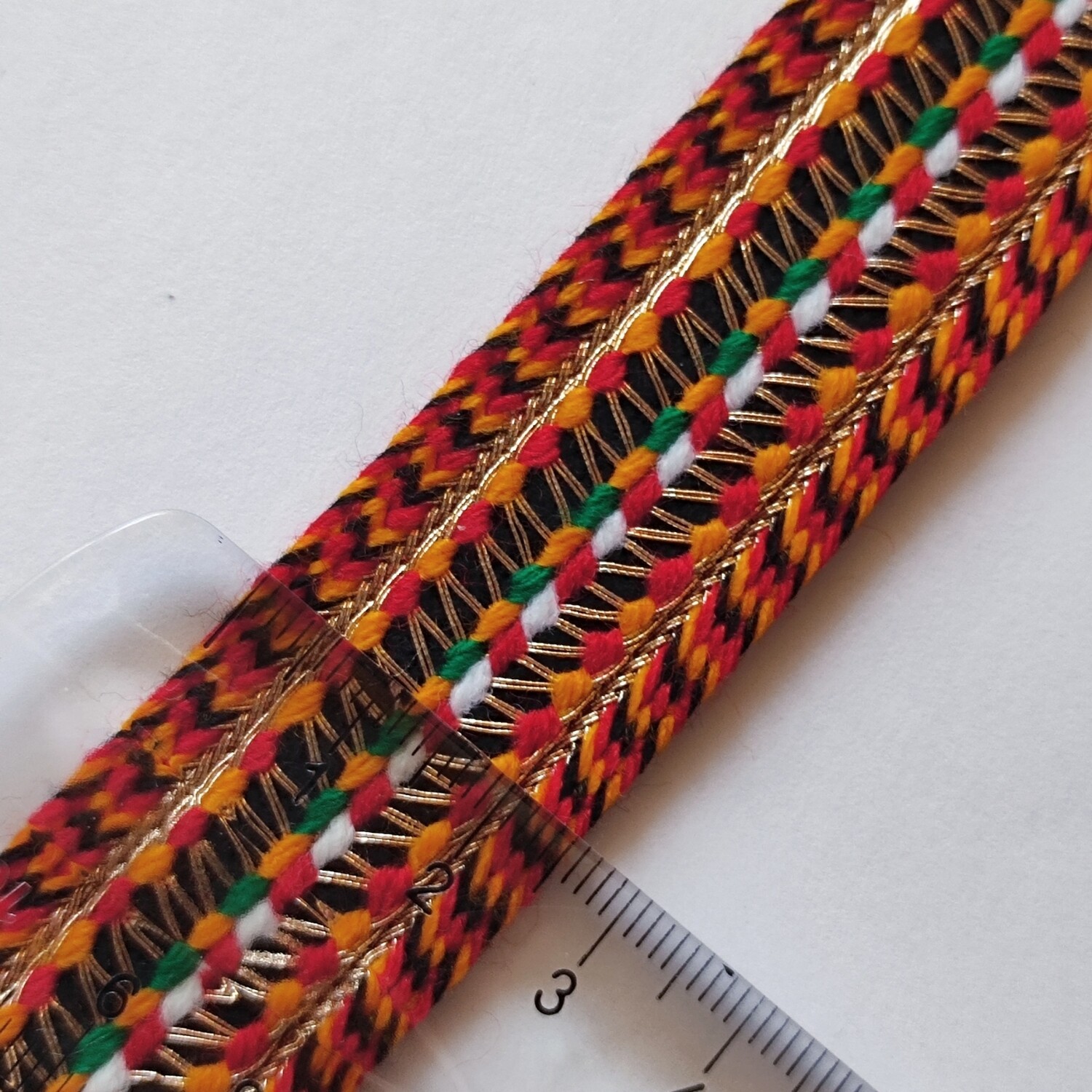 Galon kabyle avec doré 2,5 cm