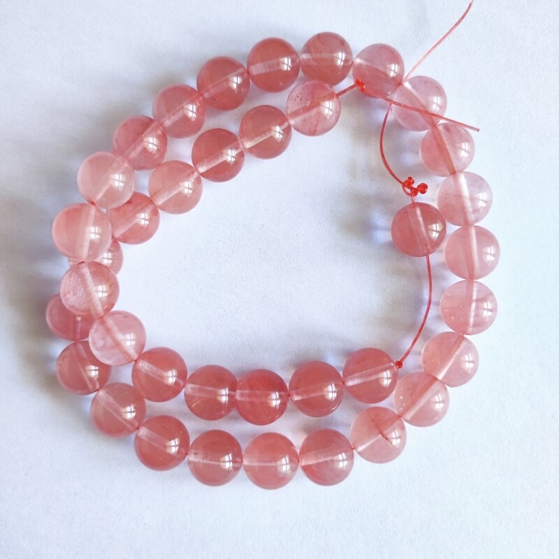 Perles pierre naturelle watermelon red 10mm