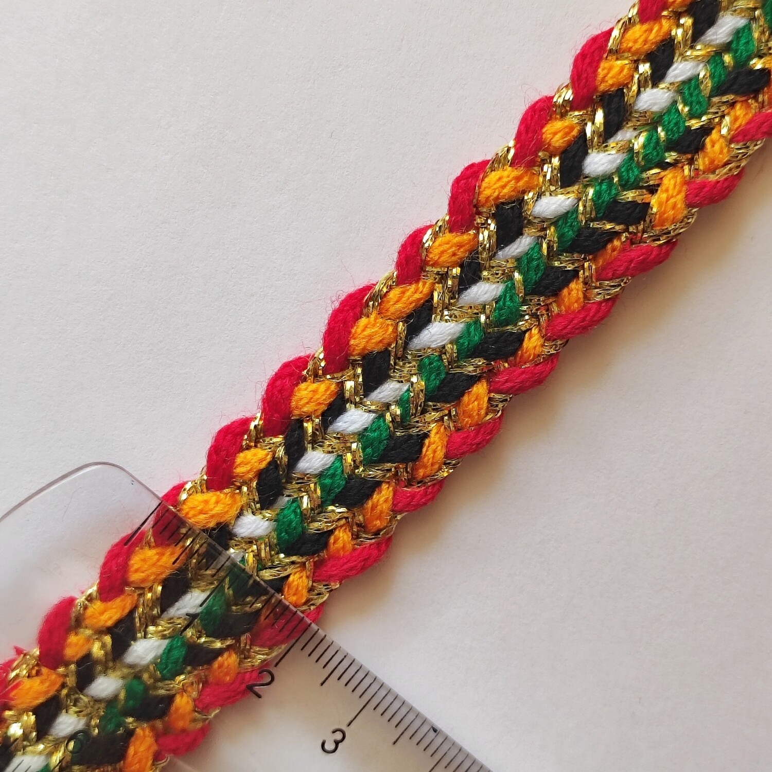 Galon kabyle avec doré 2 cm