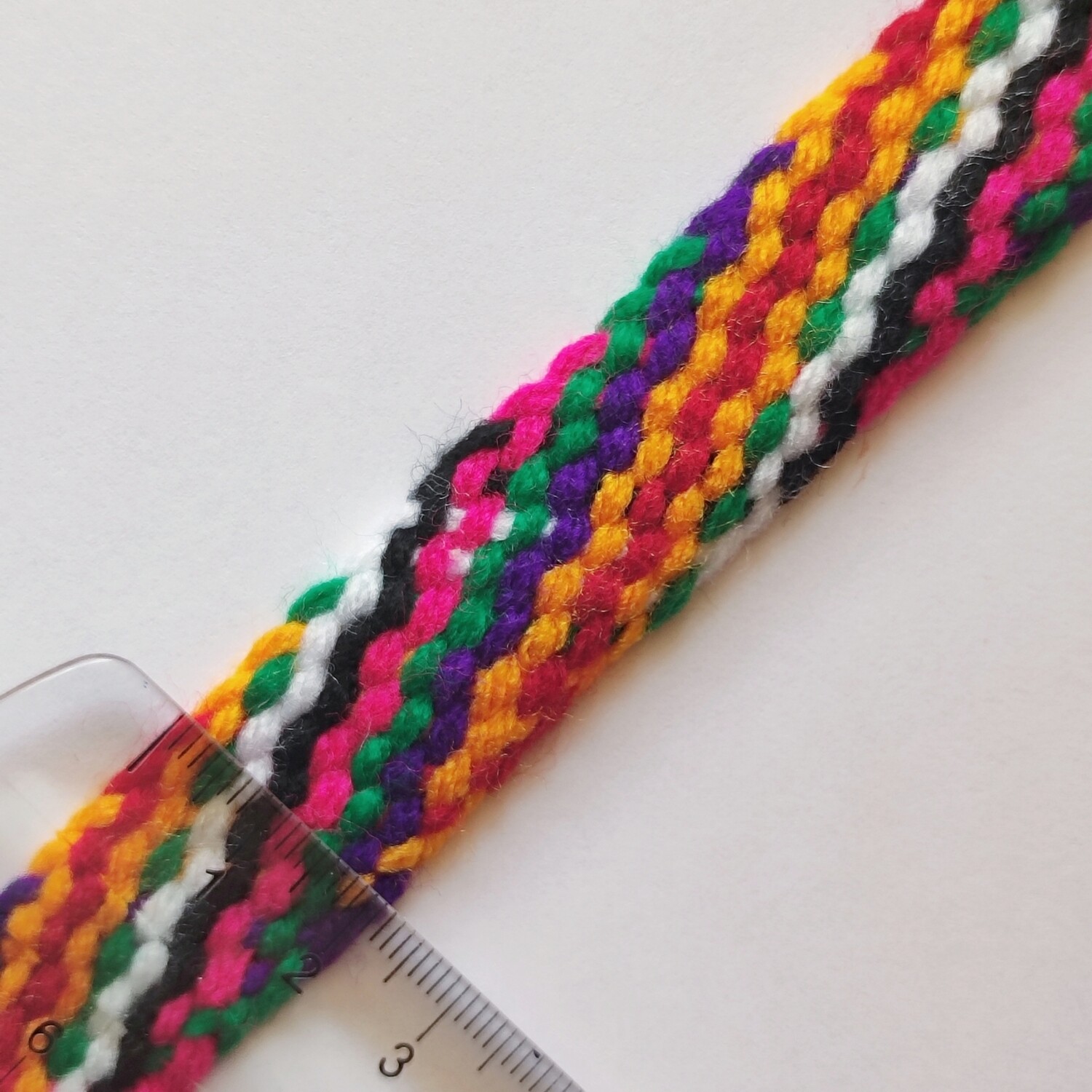 Galon kabyle tresse avec violet 2 cm
