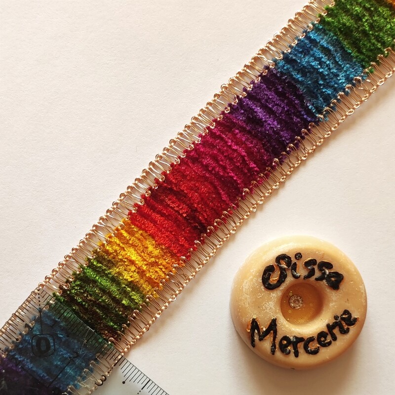 Galon arc en ciel 3cm  (choisissez vos couleurs)