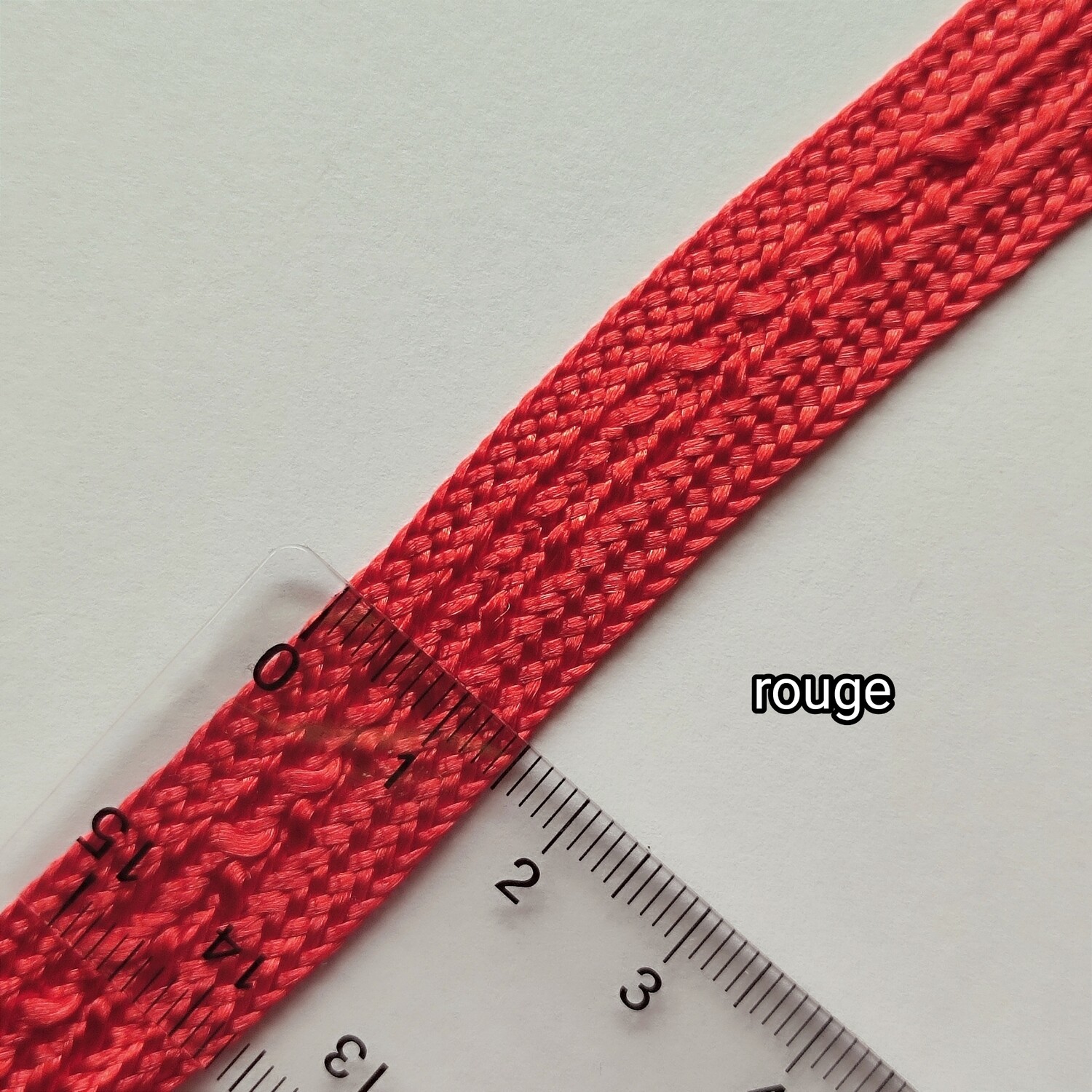 Ruban galon sfifa 1,3cm rouge
