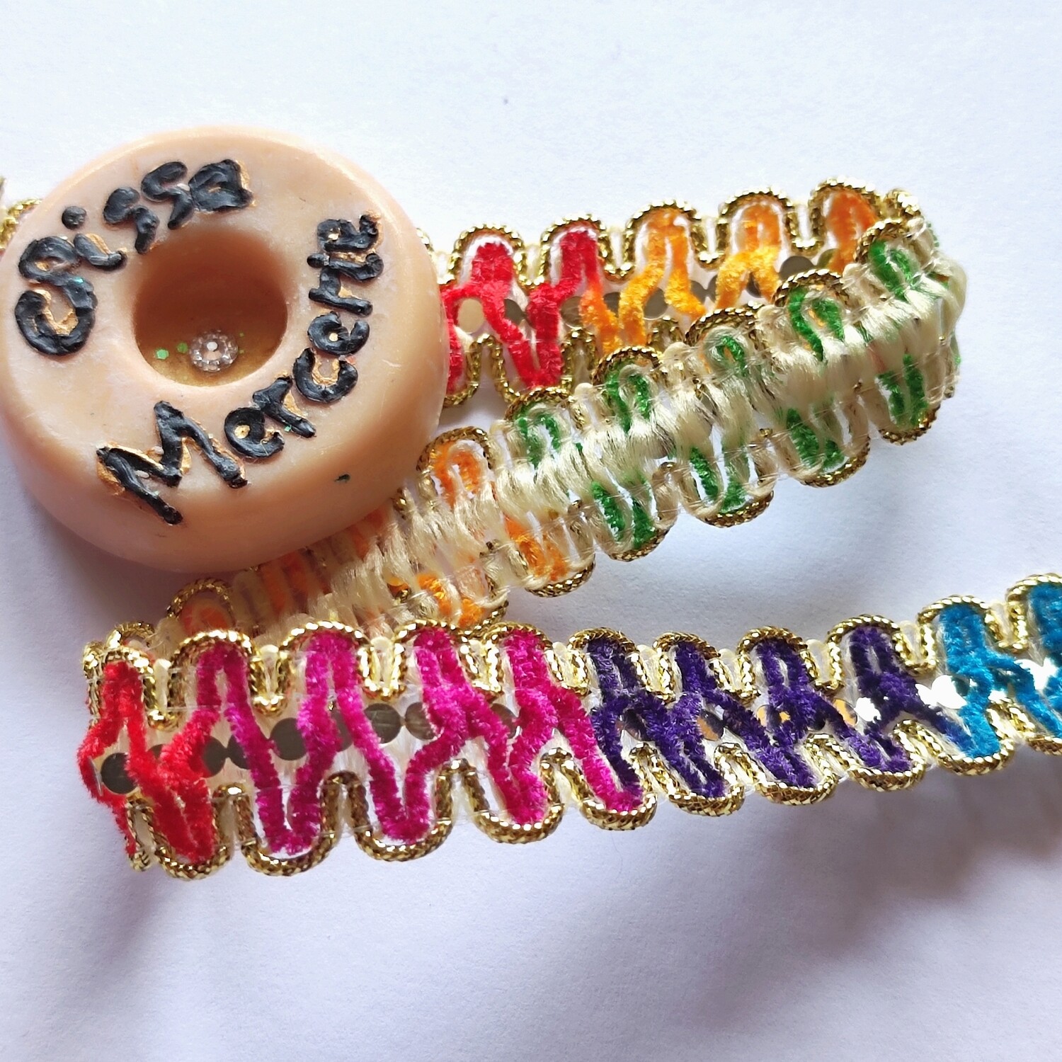 Galon arc en ciel (choisissez vos couleurs)