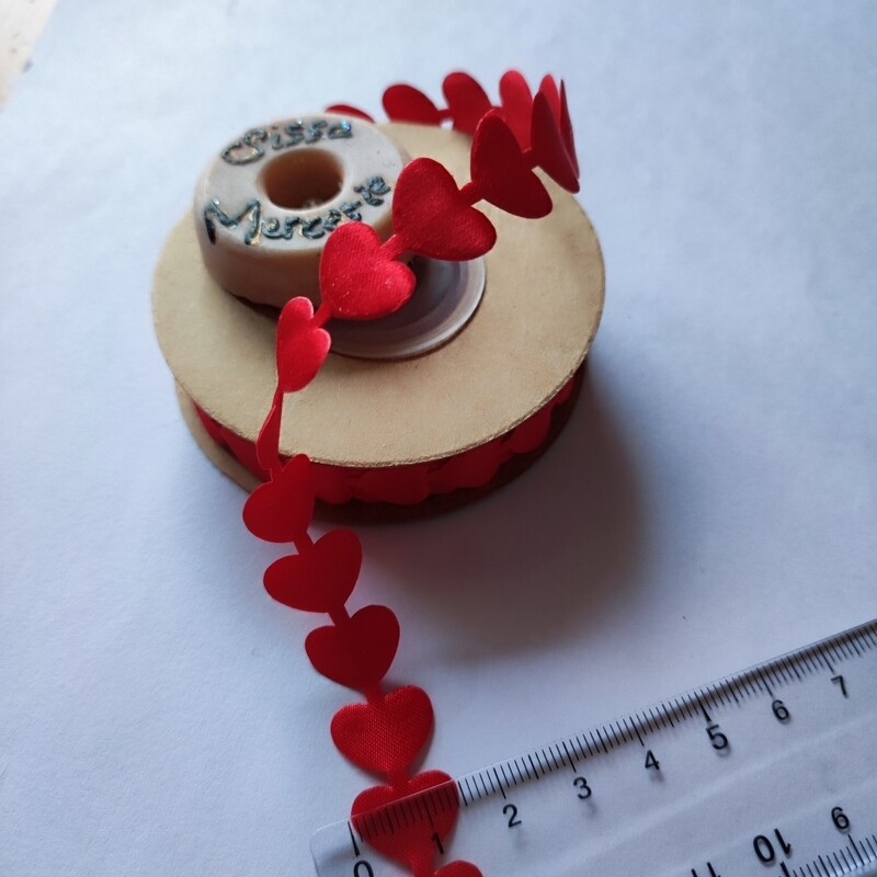 5 mètres ruban guirlande coeur