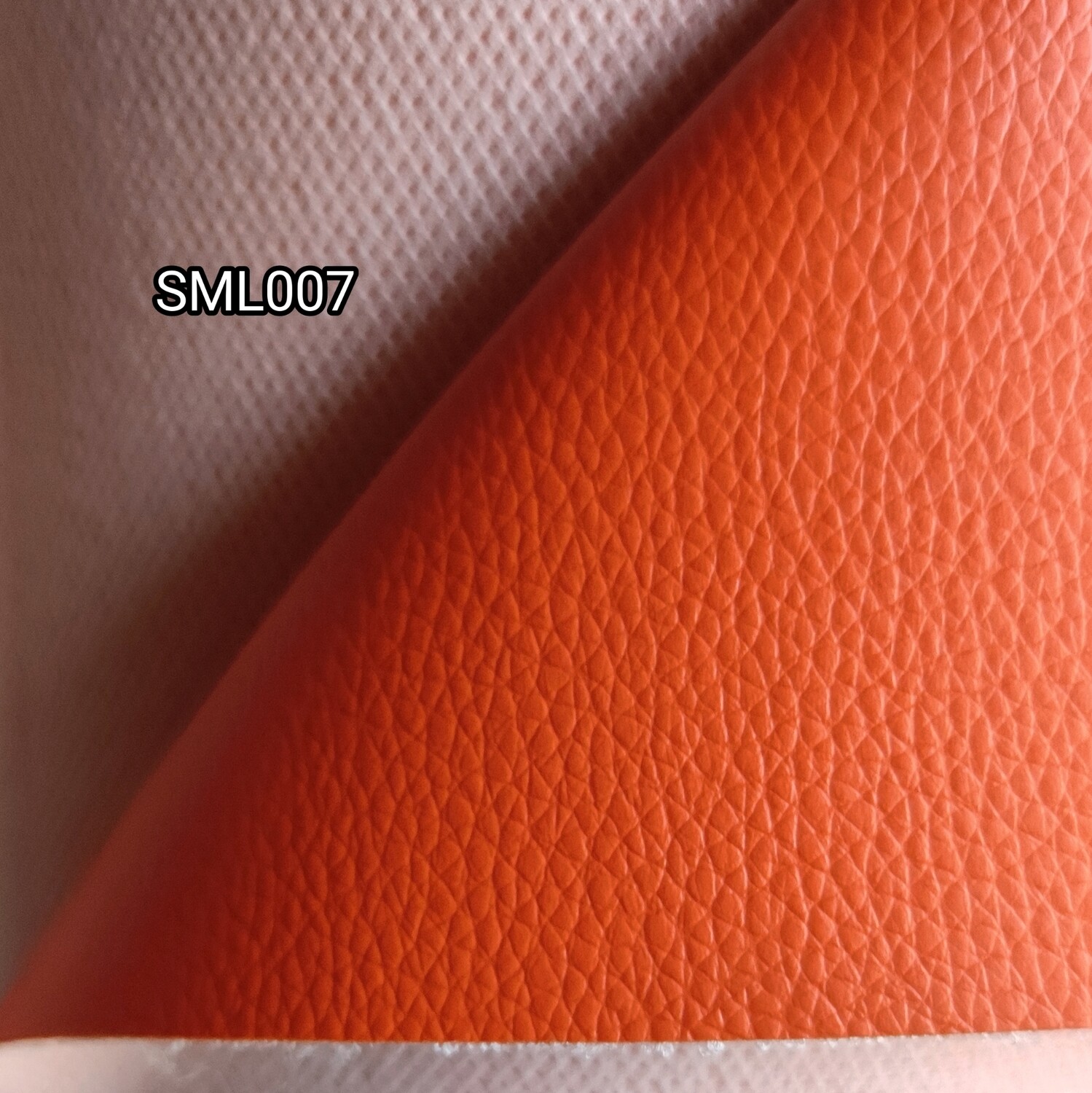 simili cuir orange