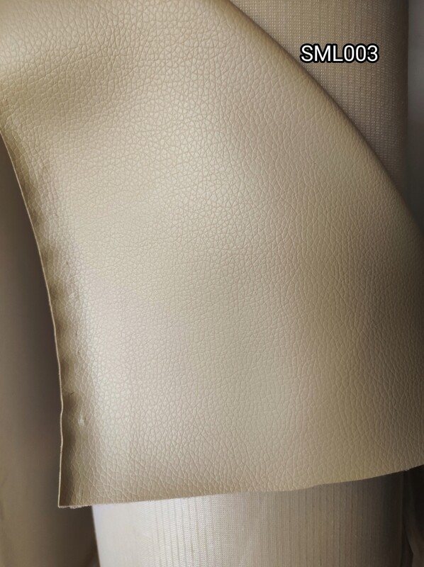simili cuir beige clair