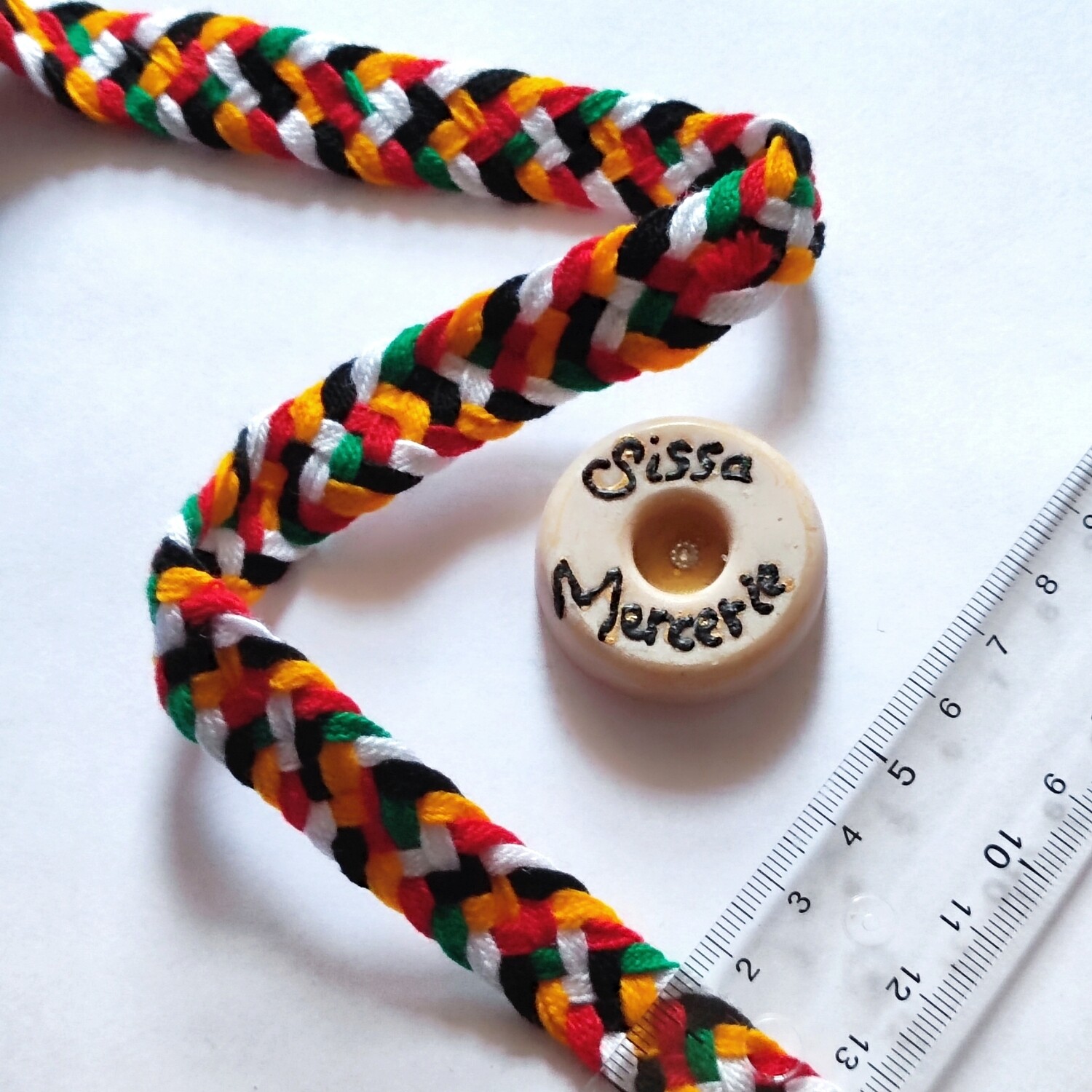 Galon kabyle tresse 1,5 cm plat