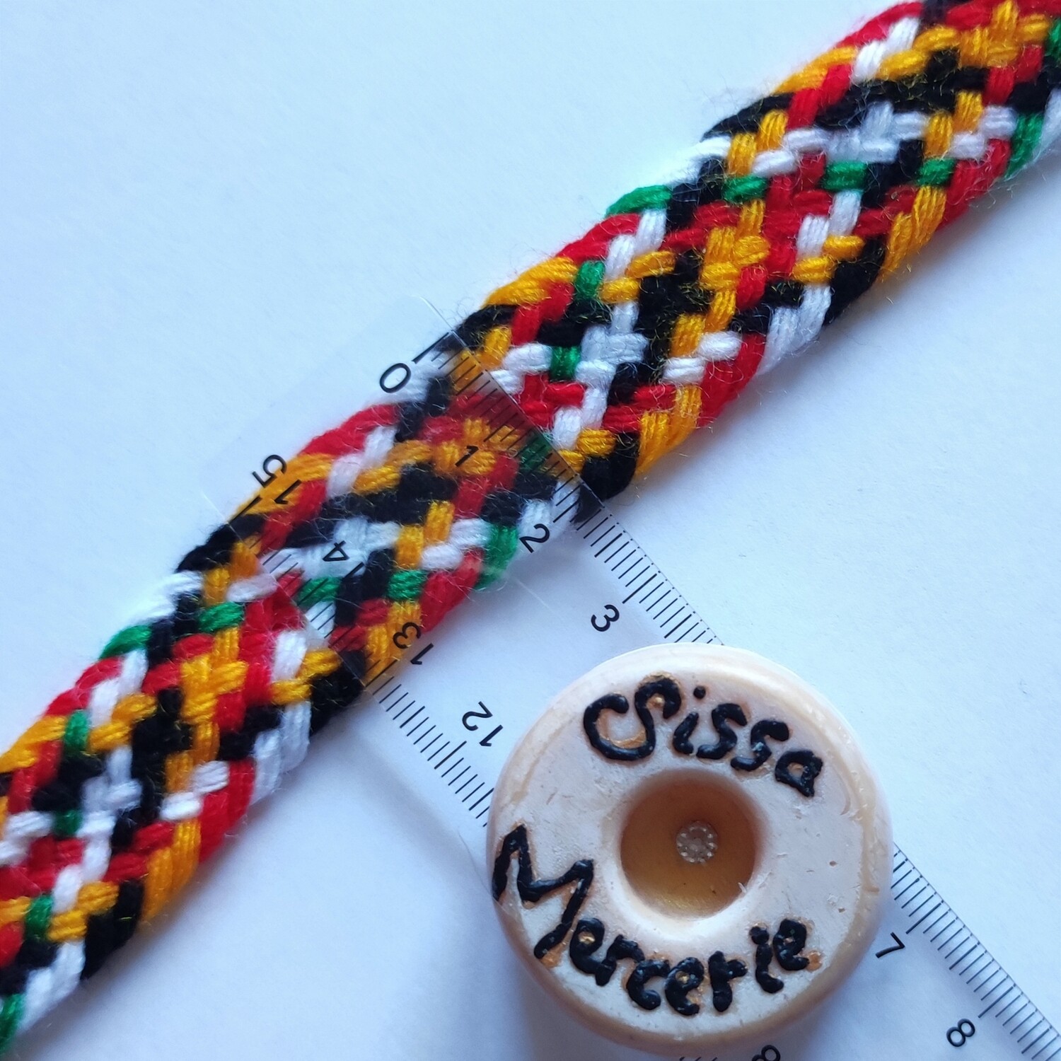Galon kabyle tresse coloré 2 cm #2