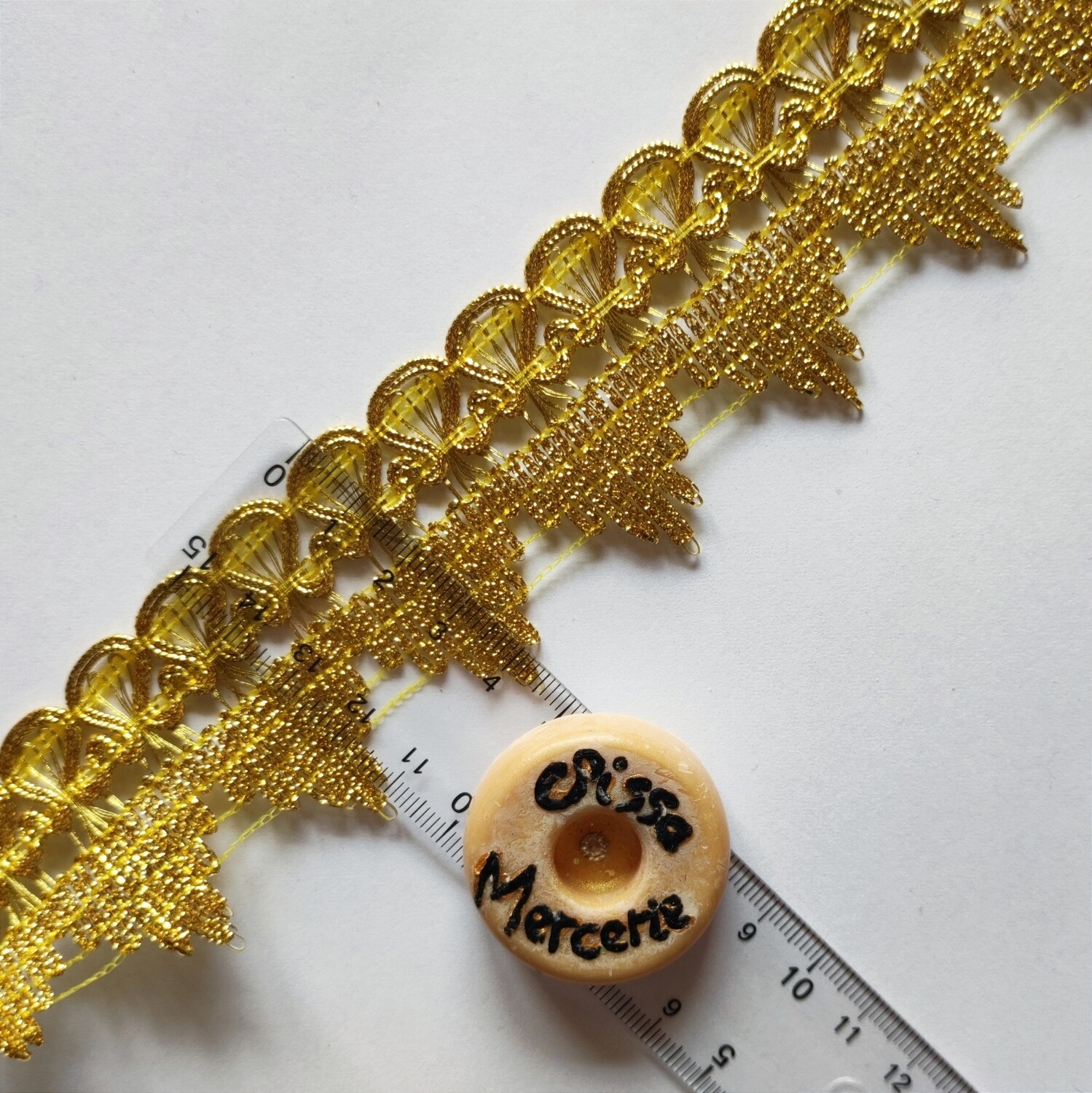 11 mètres galon 4.5 cm doré et/ou argenté