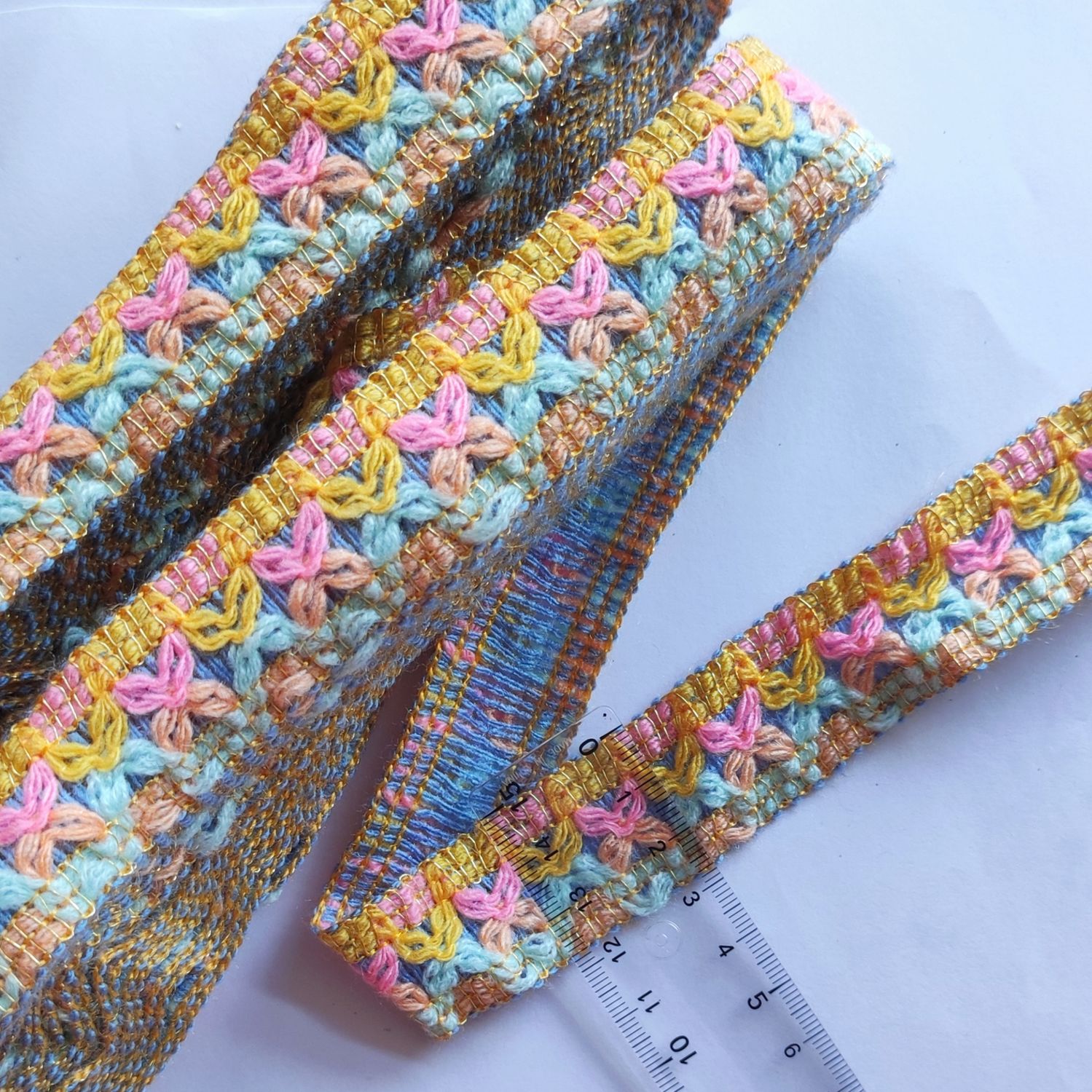 Galon kabyle pastel 2.80 cm