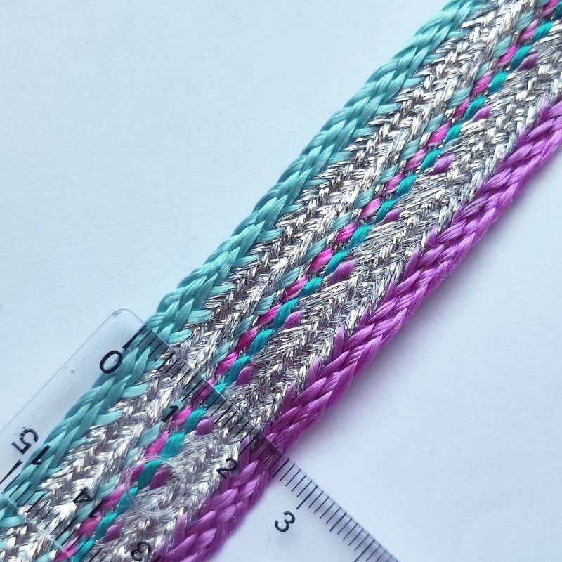 Ruban galon 2,5cm coloré mauve