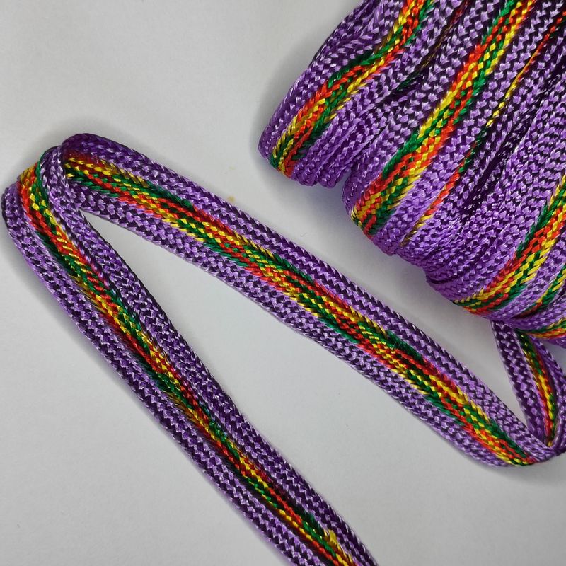 Galon sfifa violet , vert, jaune,rouge