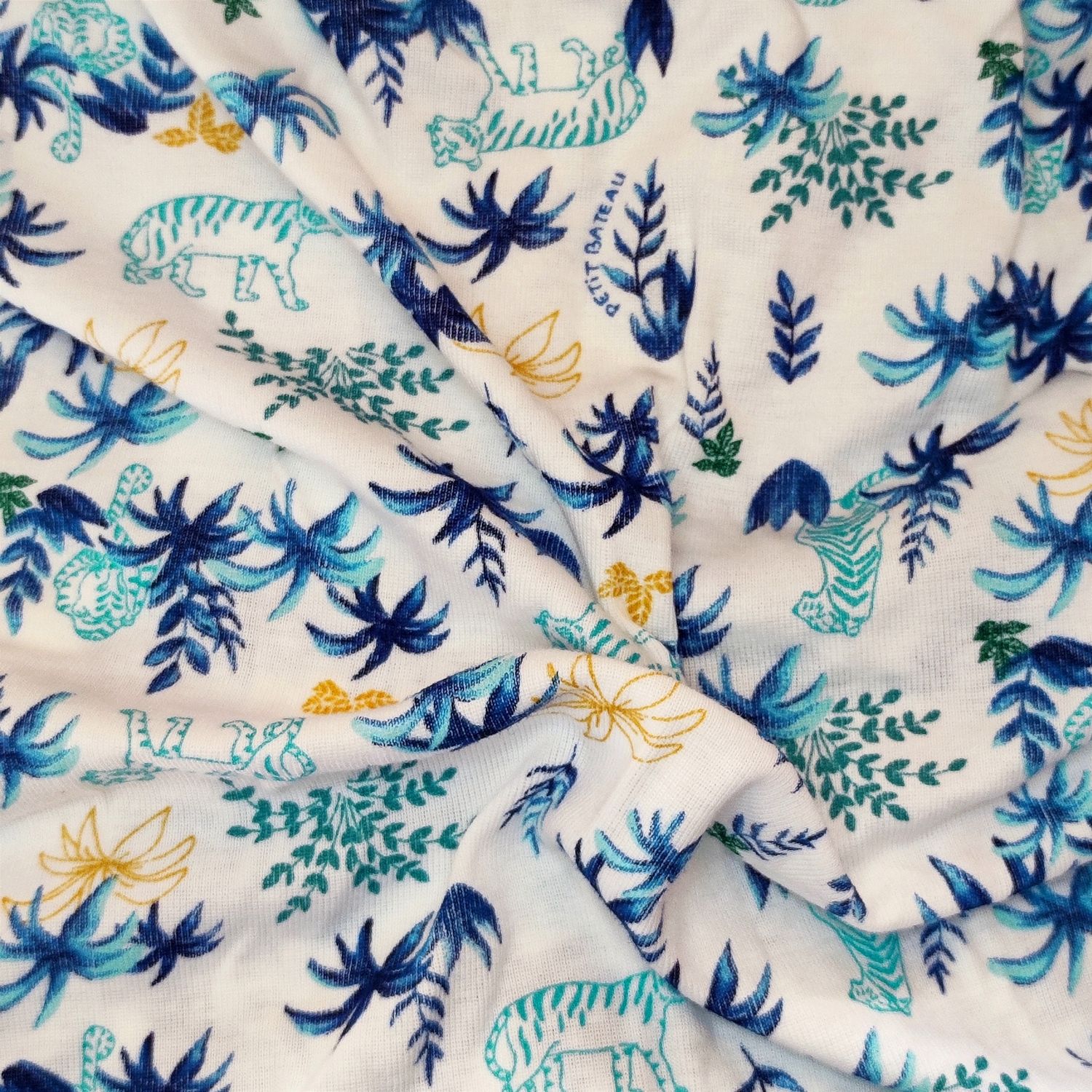  50x150 cm jersey imprimé jungle tigre 